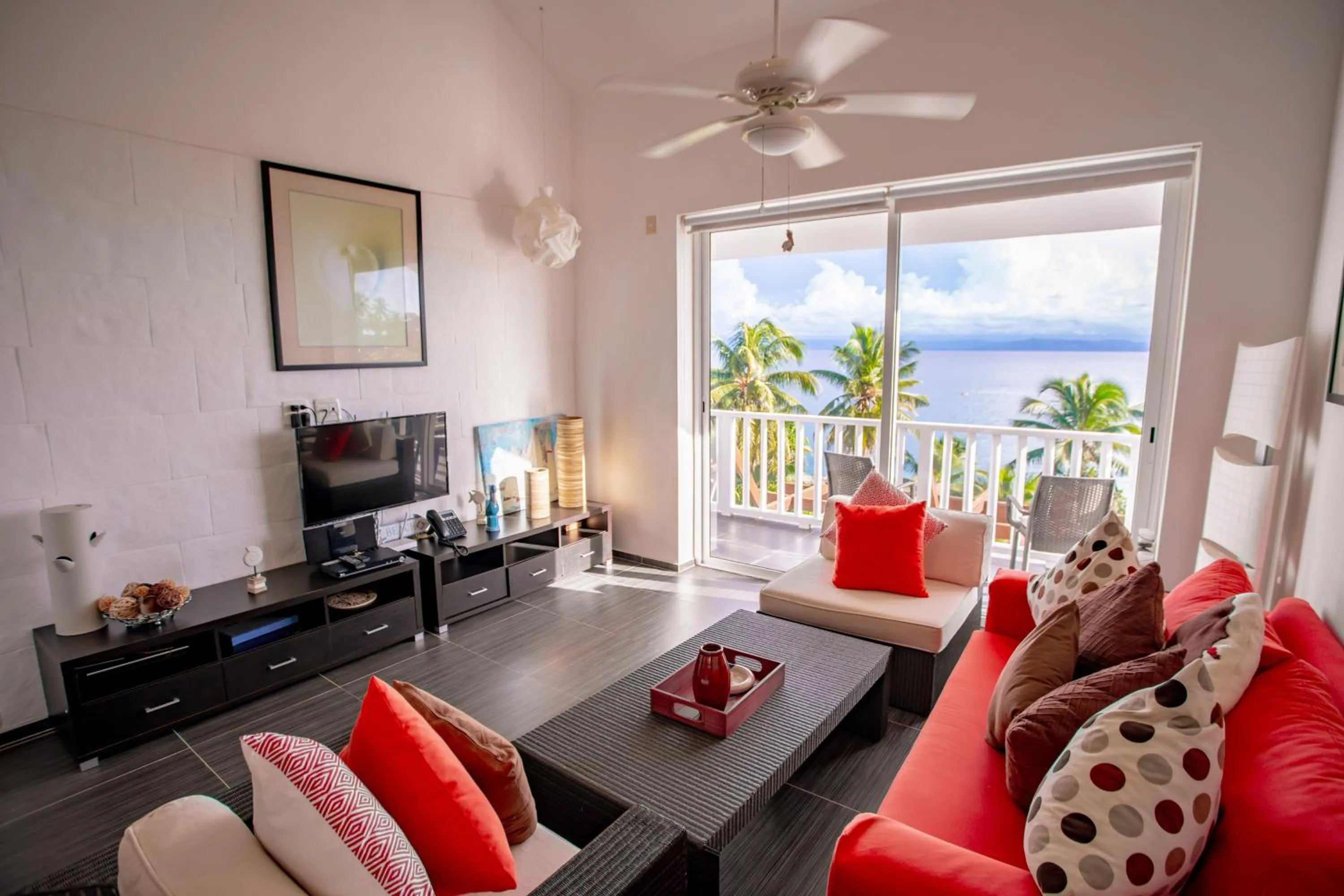 Living room in Xeliter Vista Mare, Samana