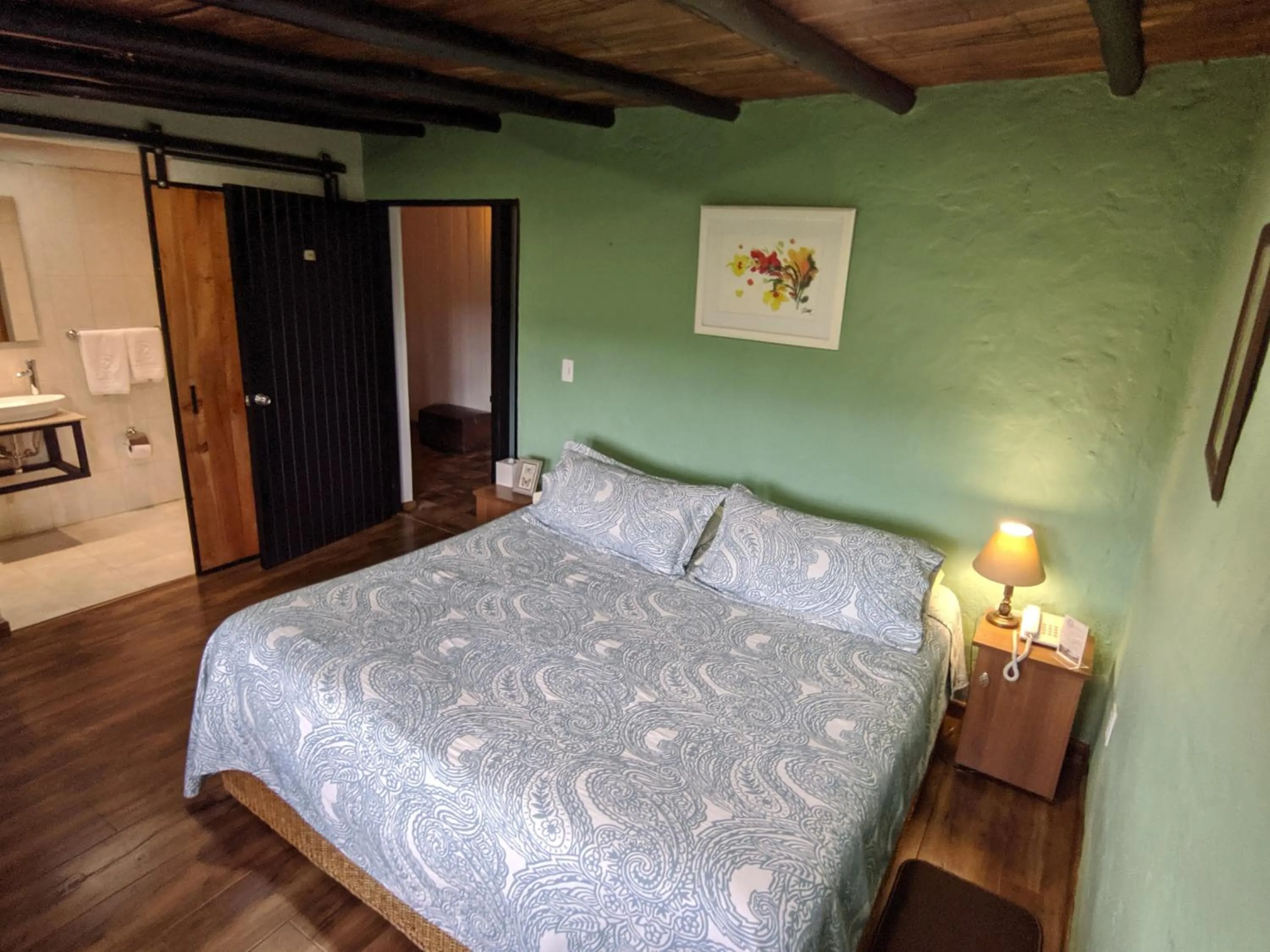 Photo of the whole room, Bed in Posada Cafe La Huerta