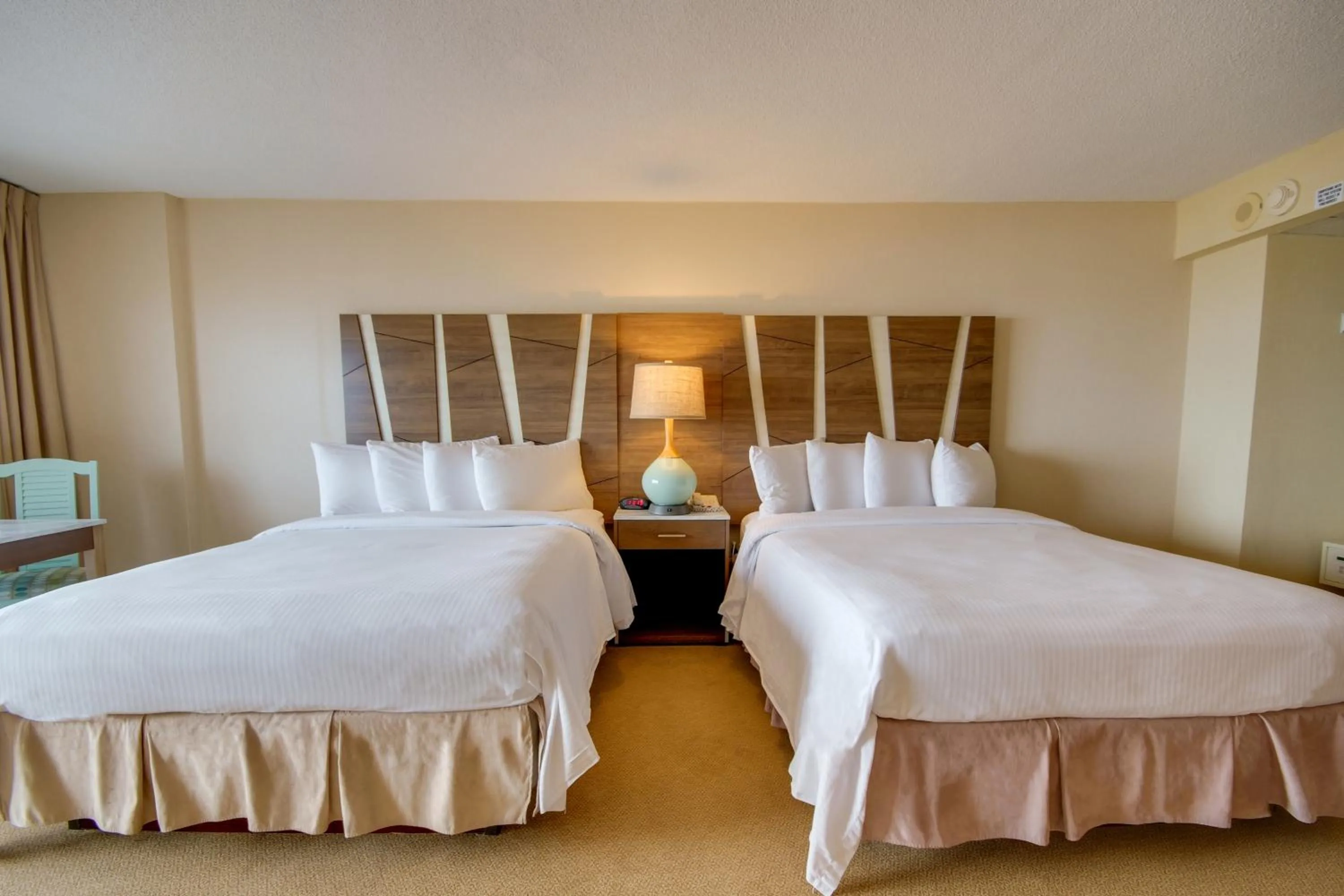 Bed in Grand Hotel Ocean City Oceanfront