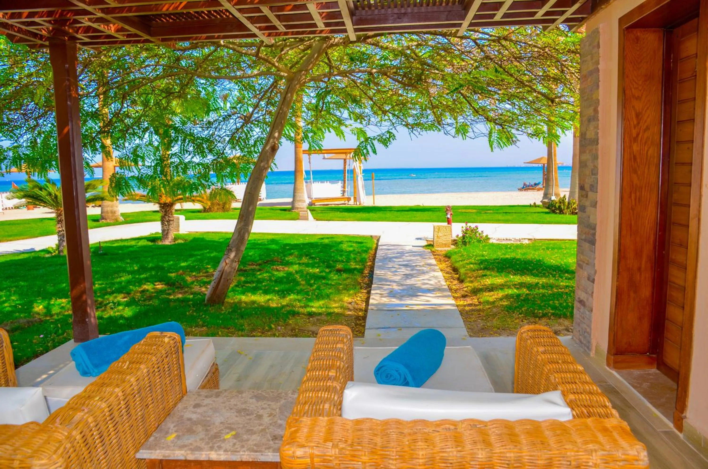 Patio in Shams Prestige Abu Soma (Adults Only)