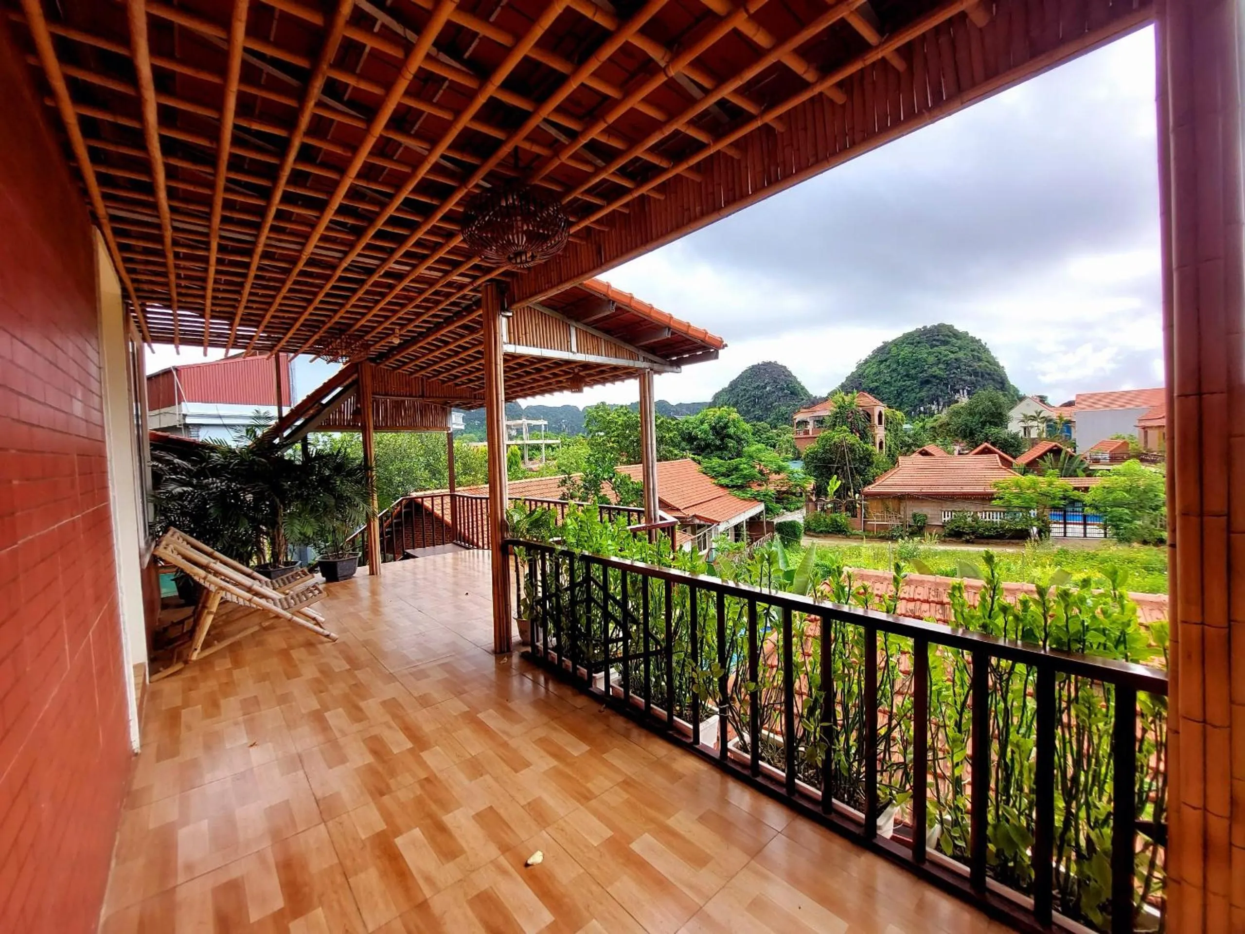 Patio in Ninh Binh Mountain Side Homestay & Cafe