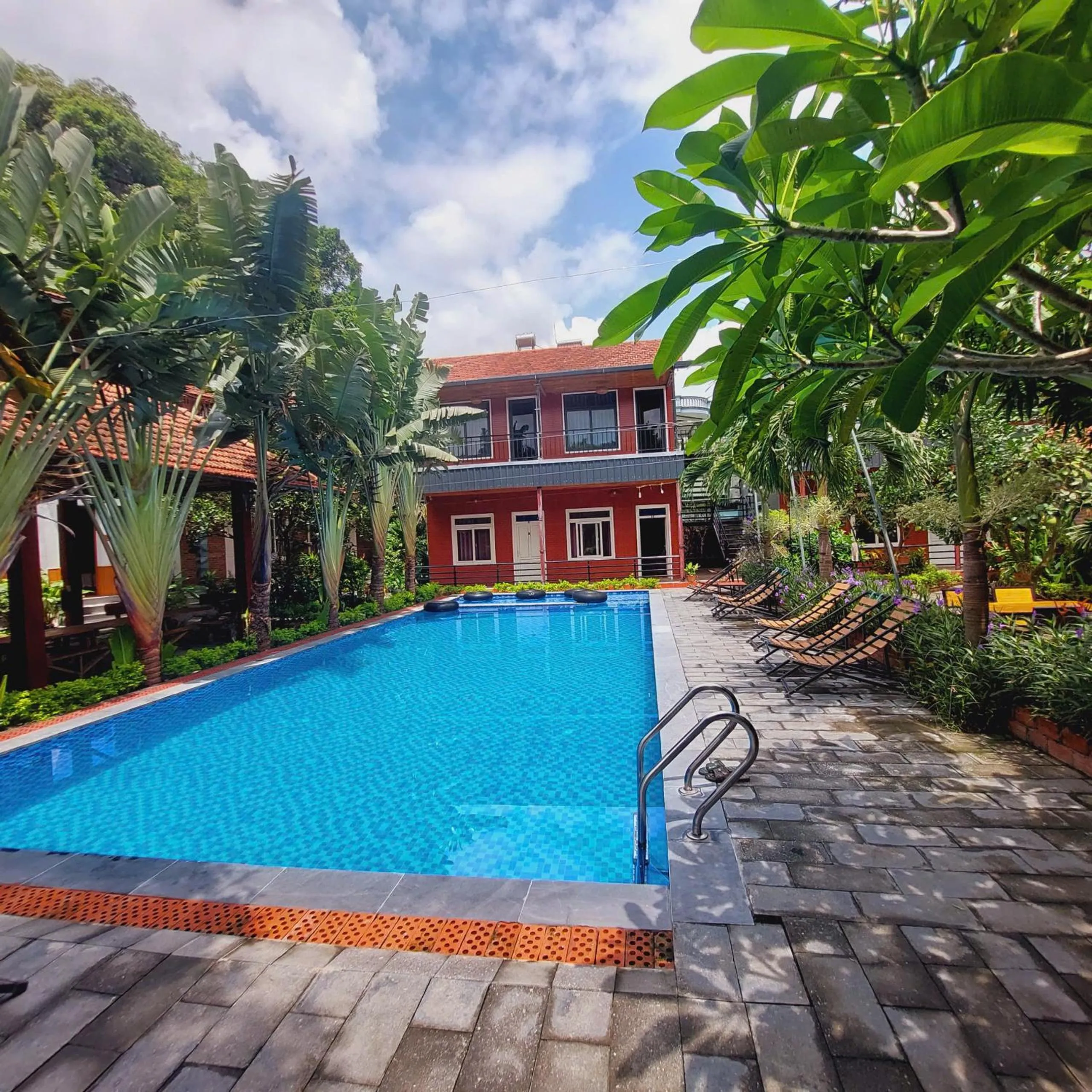 Pool view in Ninh Binh Mountain Side Homestay & Cafe