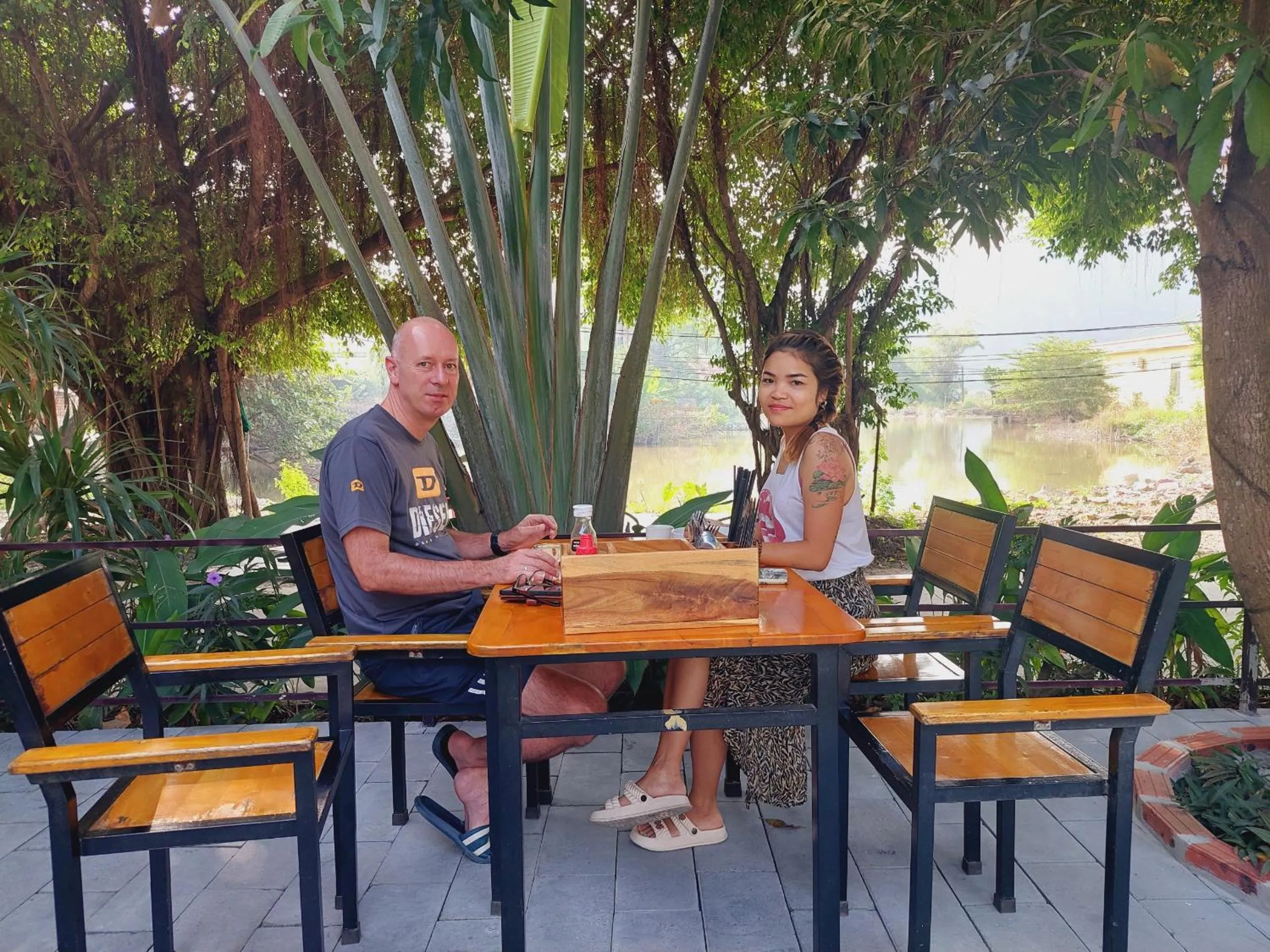 Dining area in Ninh Binh Mountain Side Homestay & Cafe