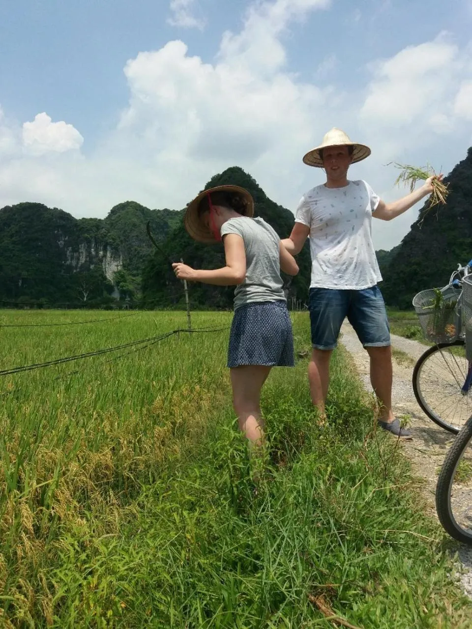 Cycling in Ninh Binh Mountain Side Homestay & Cafe