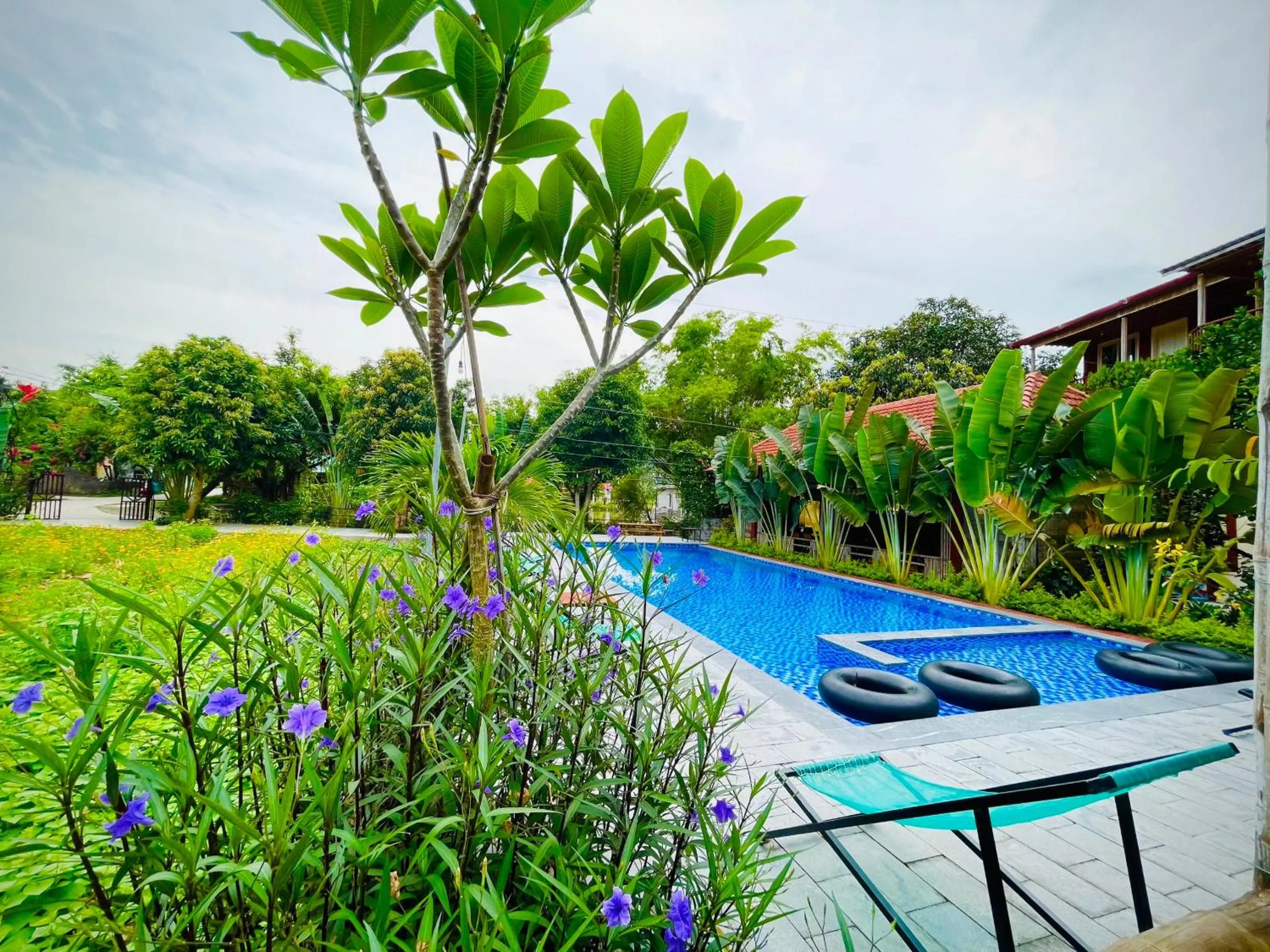 Pool view in Ninh Binh Mountain Side Homestay & Cafe