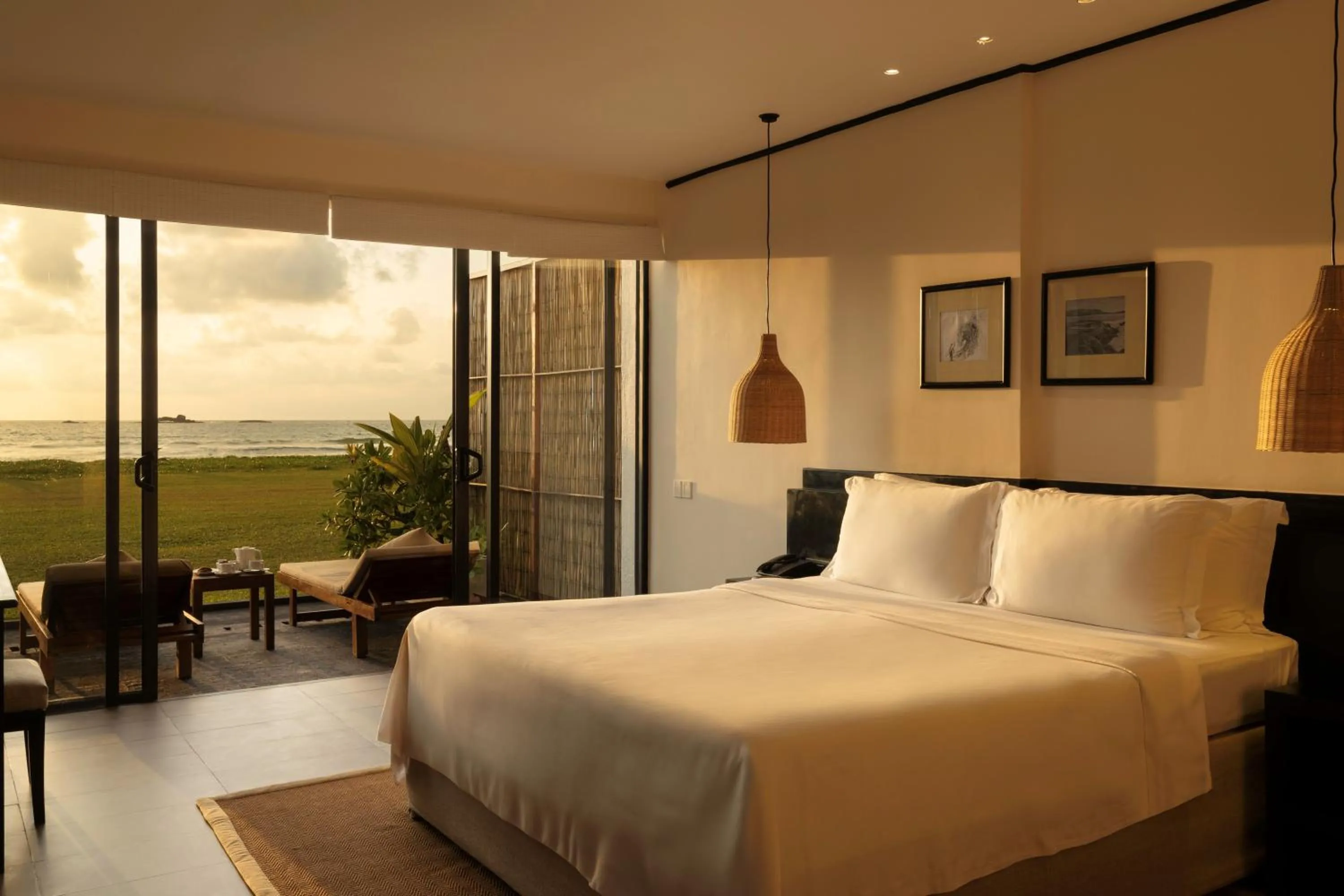 View (from property/room), Bed in EKHO Surf Bentota