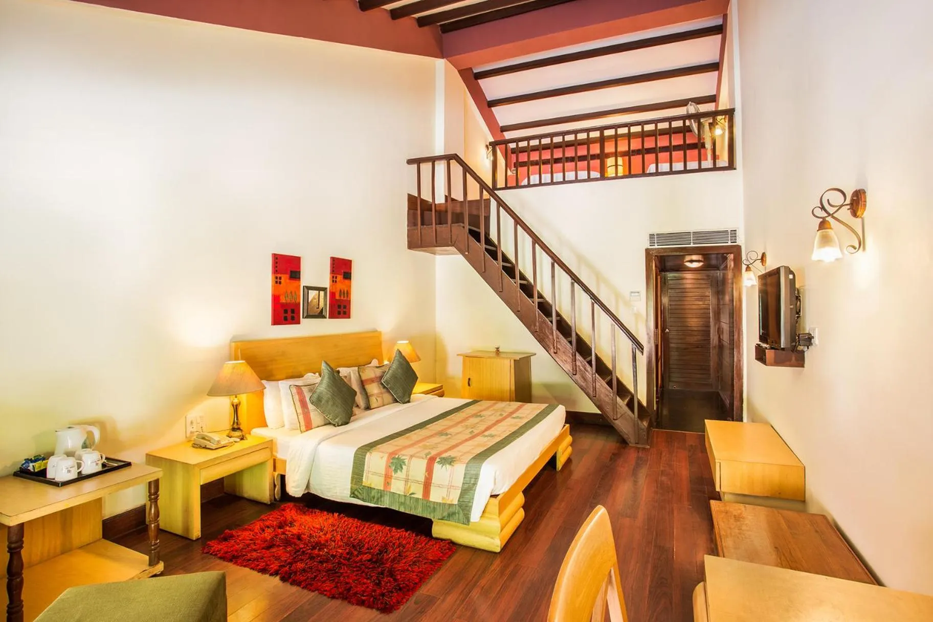 Photo of the whole room, Bed in The Riverview Retreat Corbett by Leisure Hotels