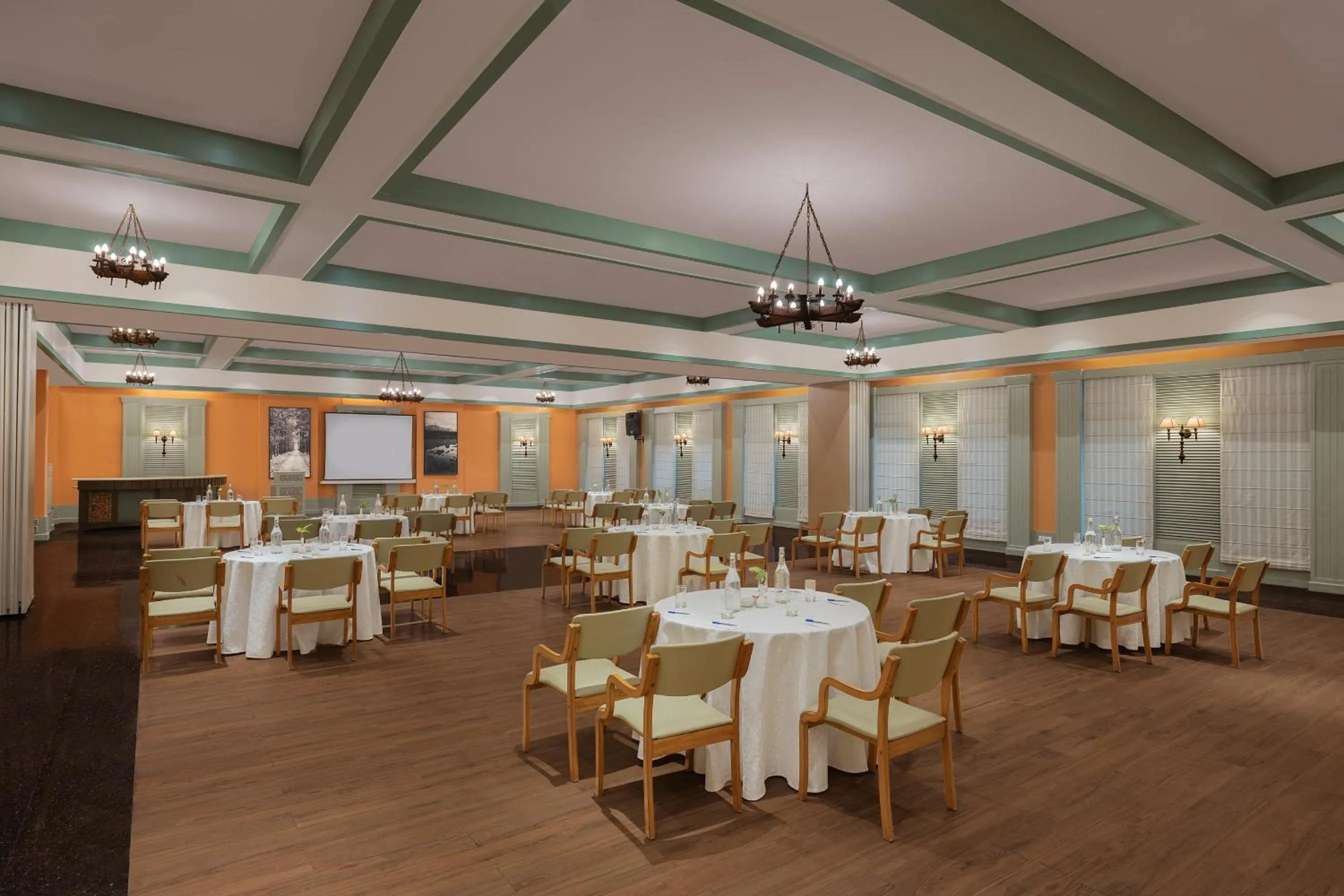 Property building in The Riverview Retreat Corbett by Leisure Hotels