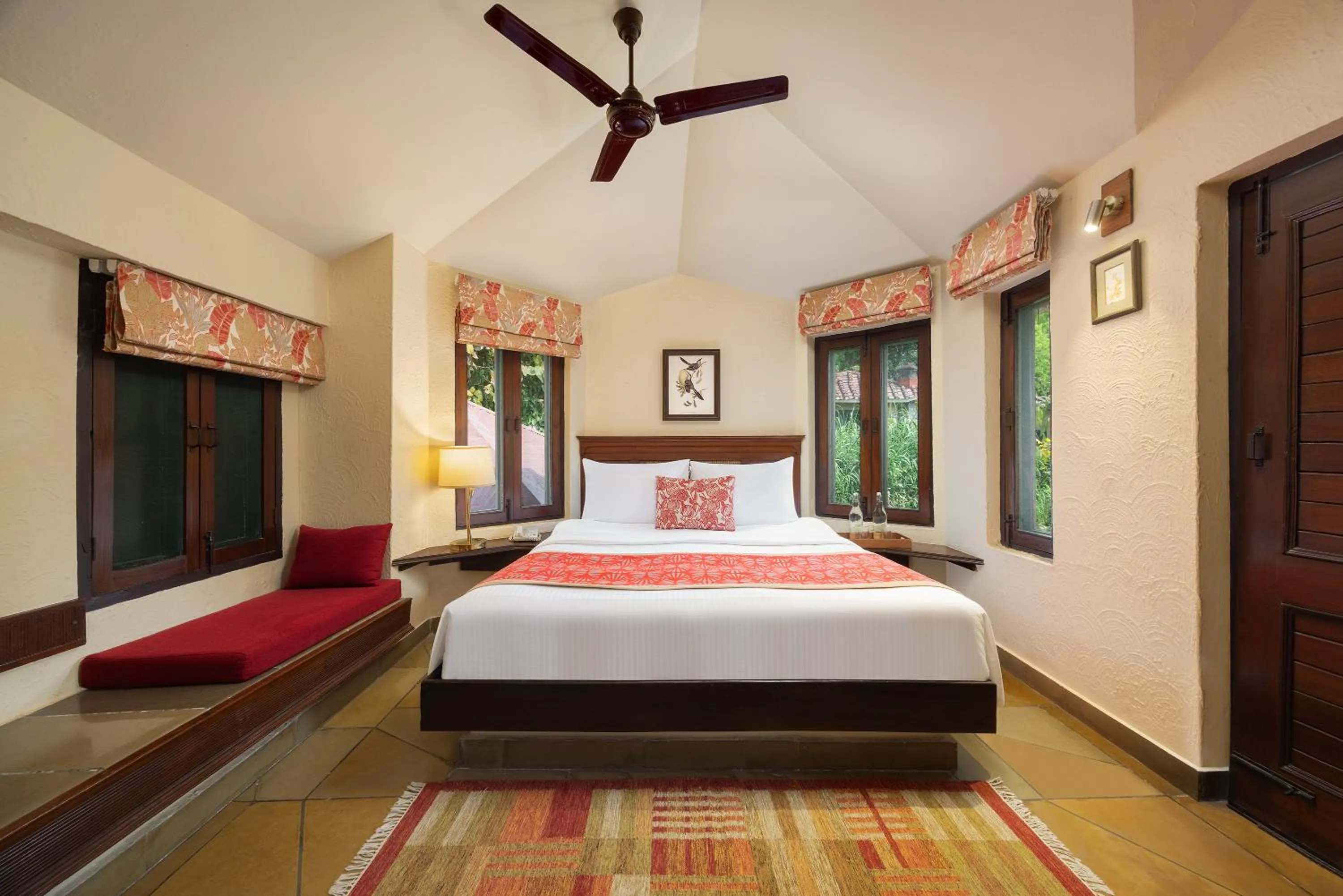 Bedroom, Bed in The Riverview Retreat Corbett by Leisure Hotels