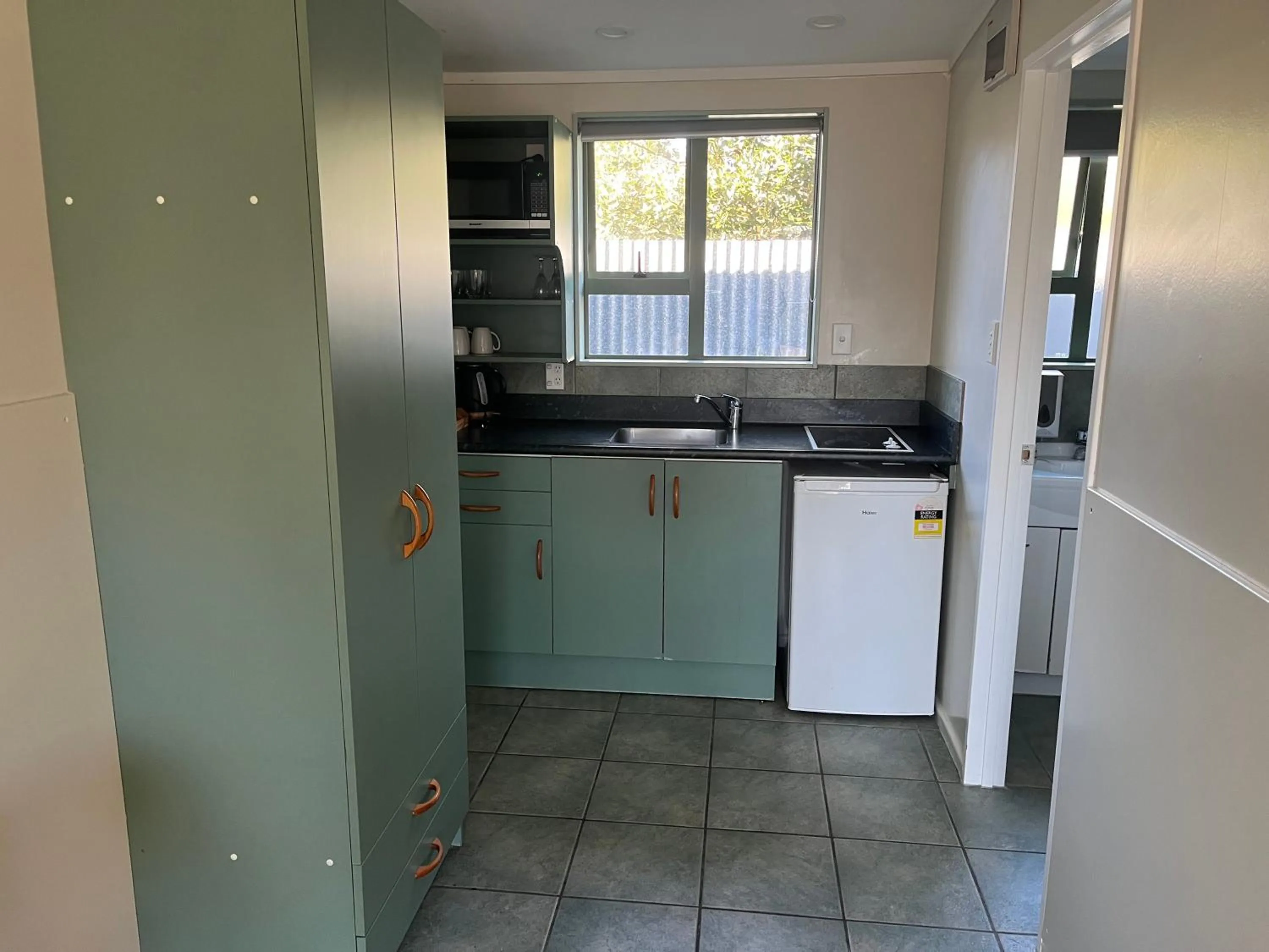 kitchen in A'La Vista Motel