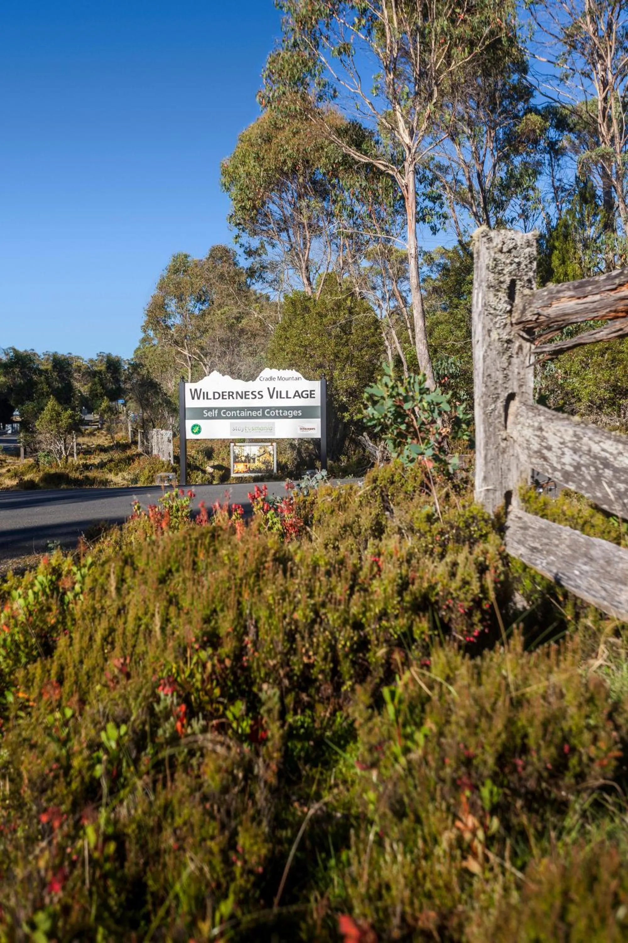 Facade/entrance in Cradle Mountain Wilderness Village
