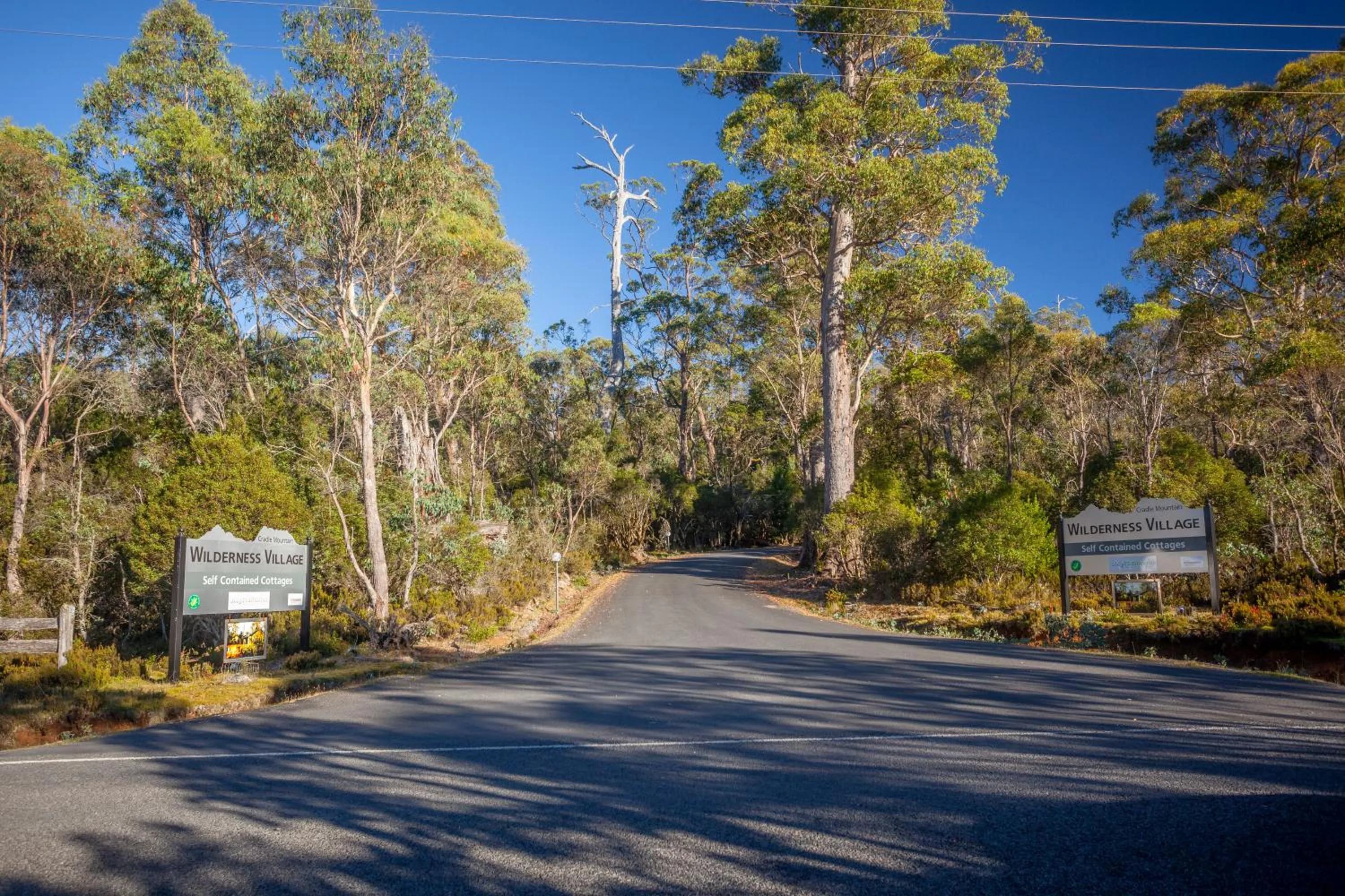 Facade/entrance in Cradle Mountain Wilderness Village
