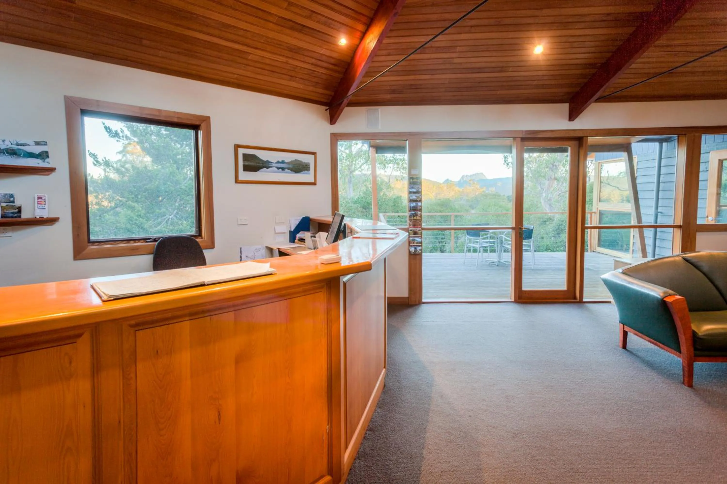 Lobby or reception in Cradle Mountain Wilderness Village
