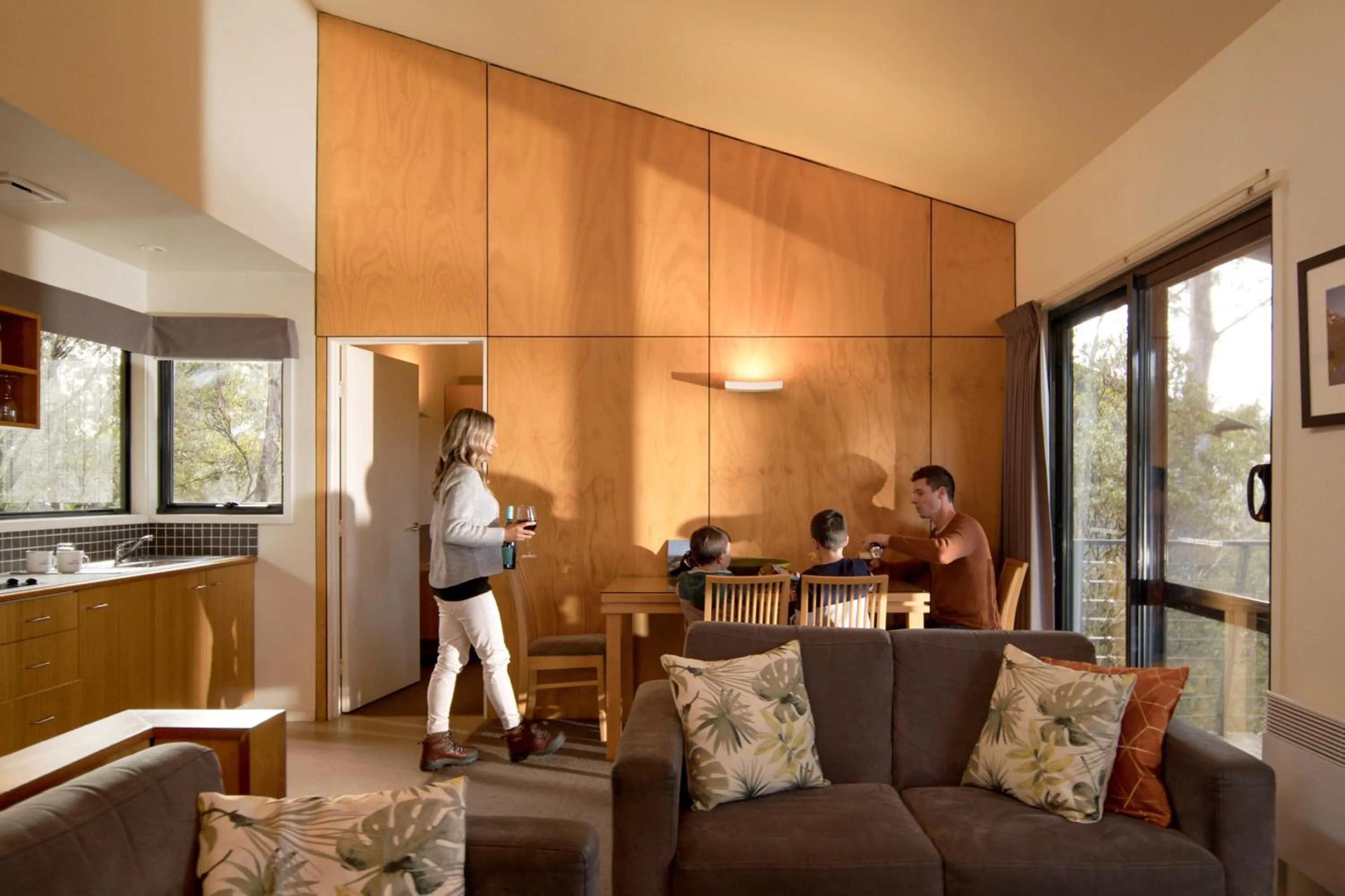 Kitchen or kitchenette in Cradle Mountain Wilderness Village