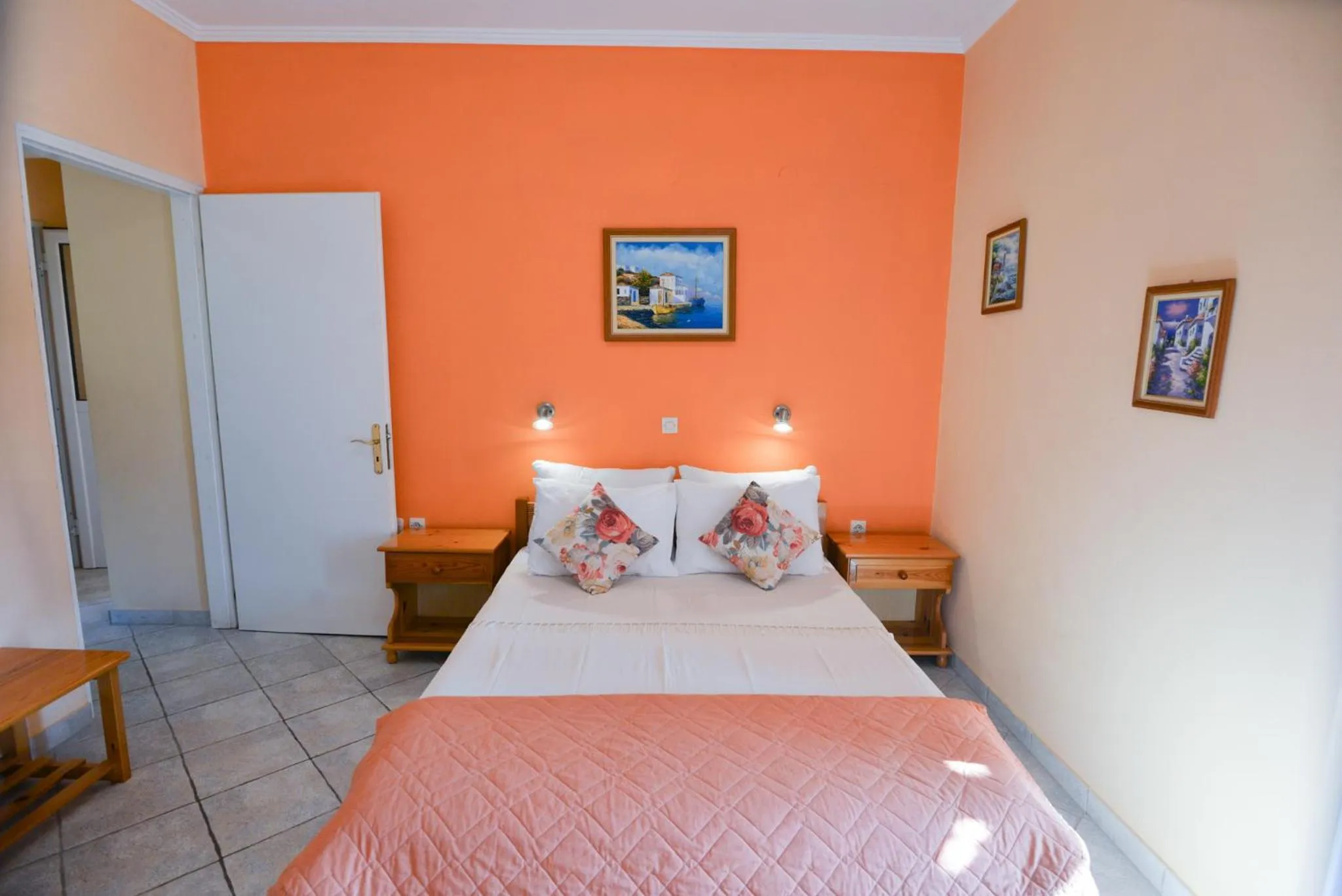 Bed in Villa Myrto