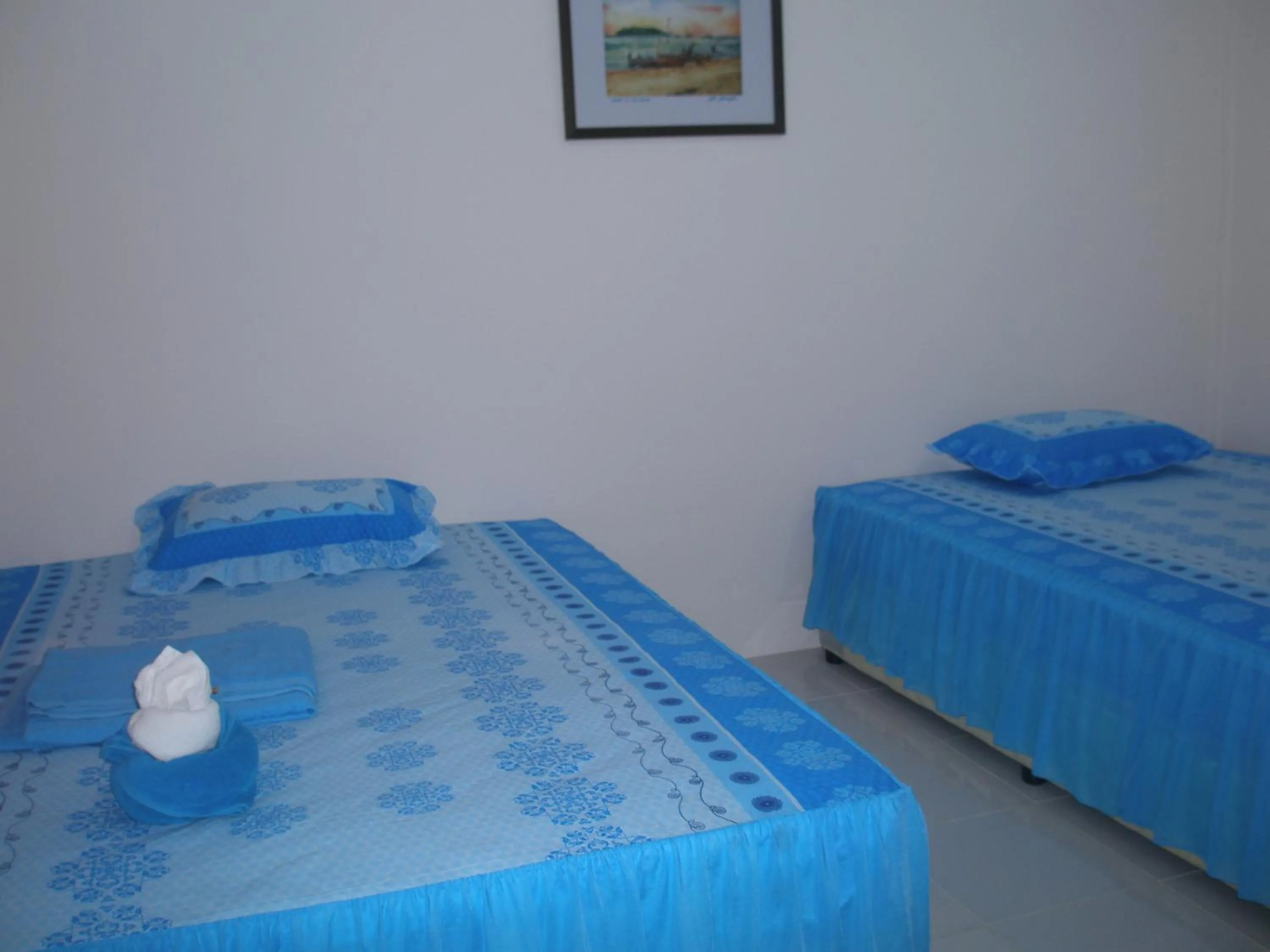 Bed in Rung Arun Resort