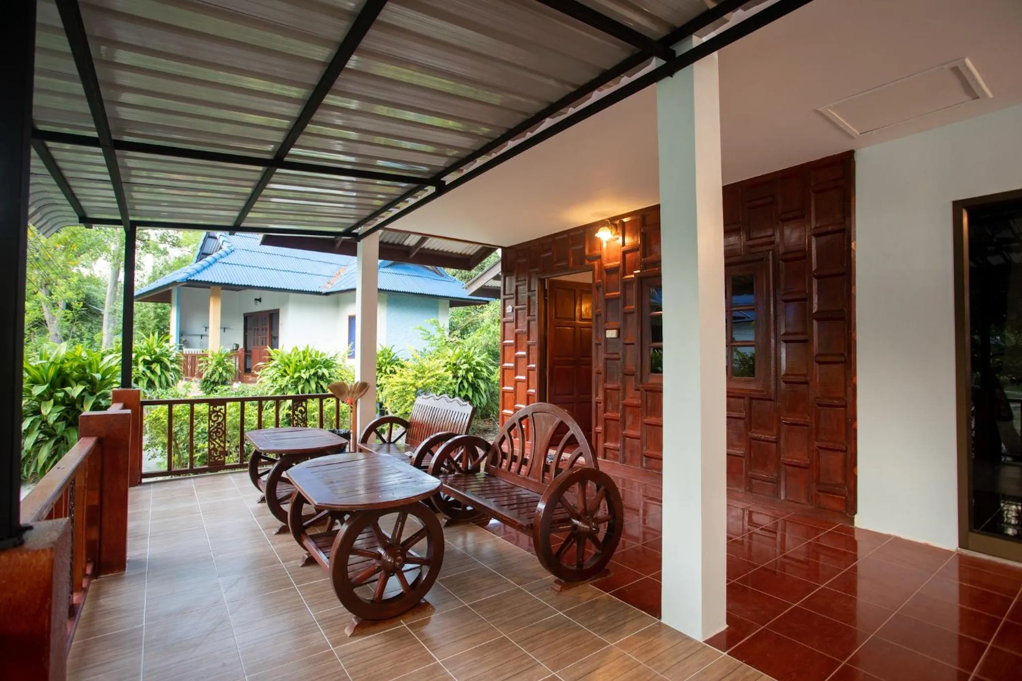 Patio in Rung Arun Resort