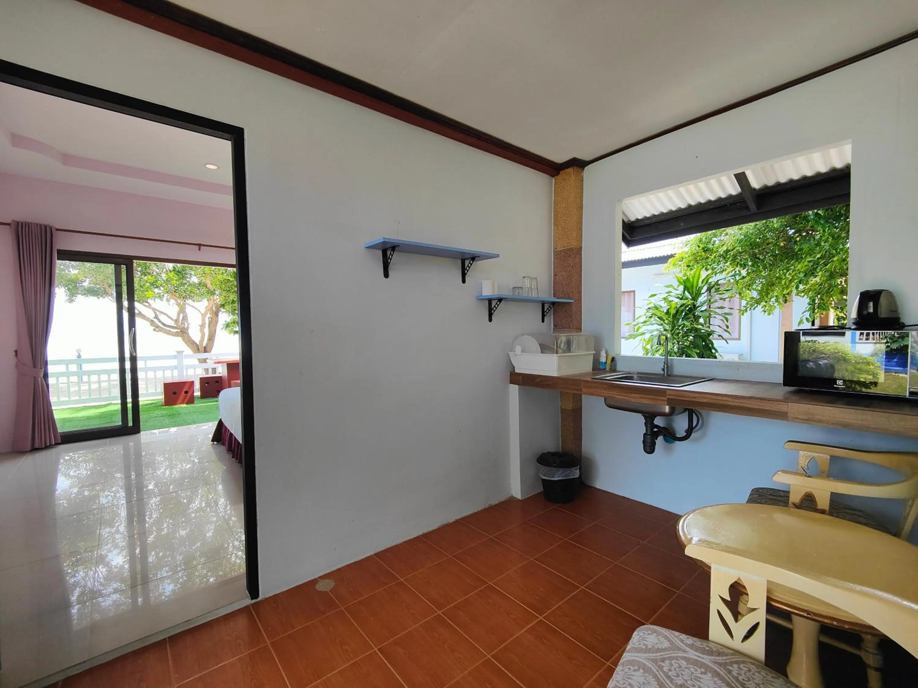 Kitchen or kitchenette in Rung Arun Resort