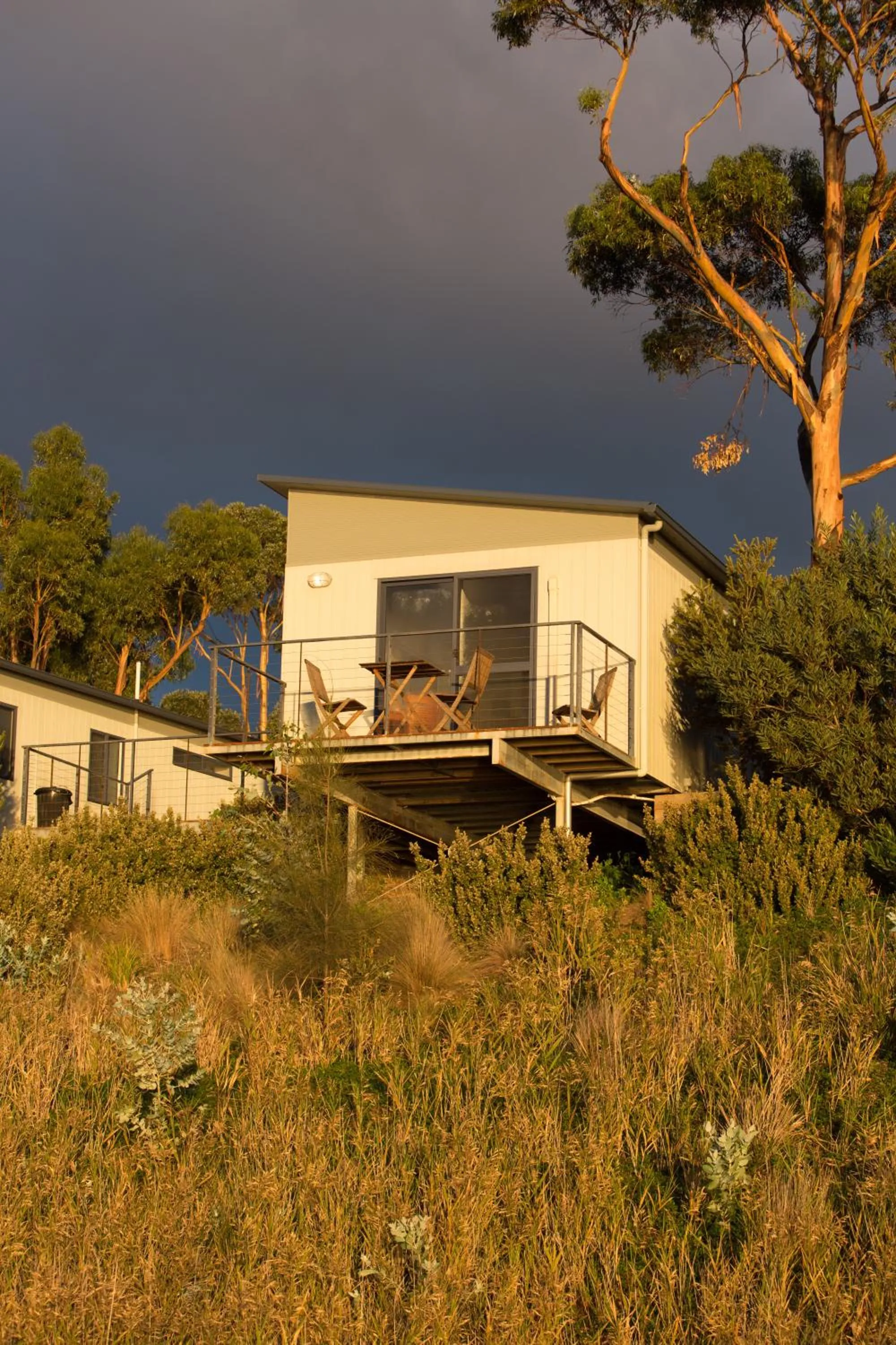 Property building in Swansea Beach Chalets