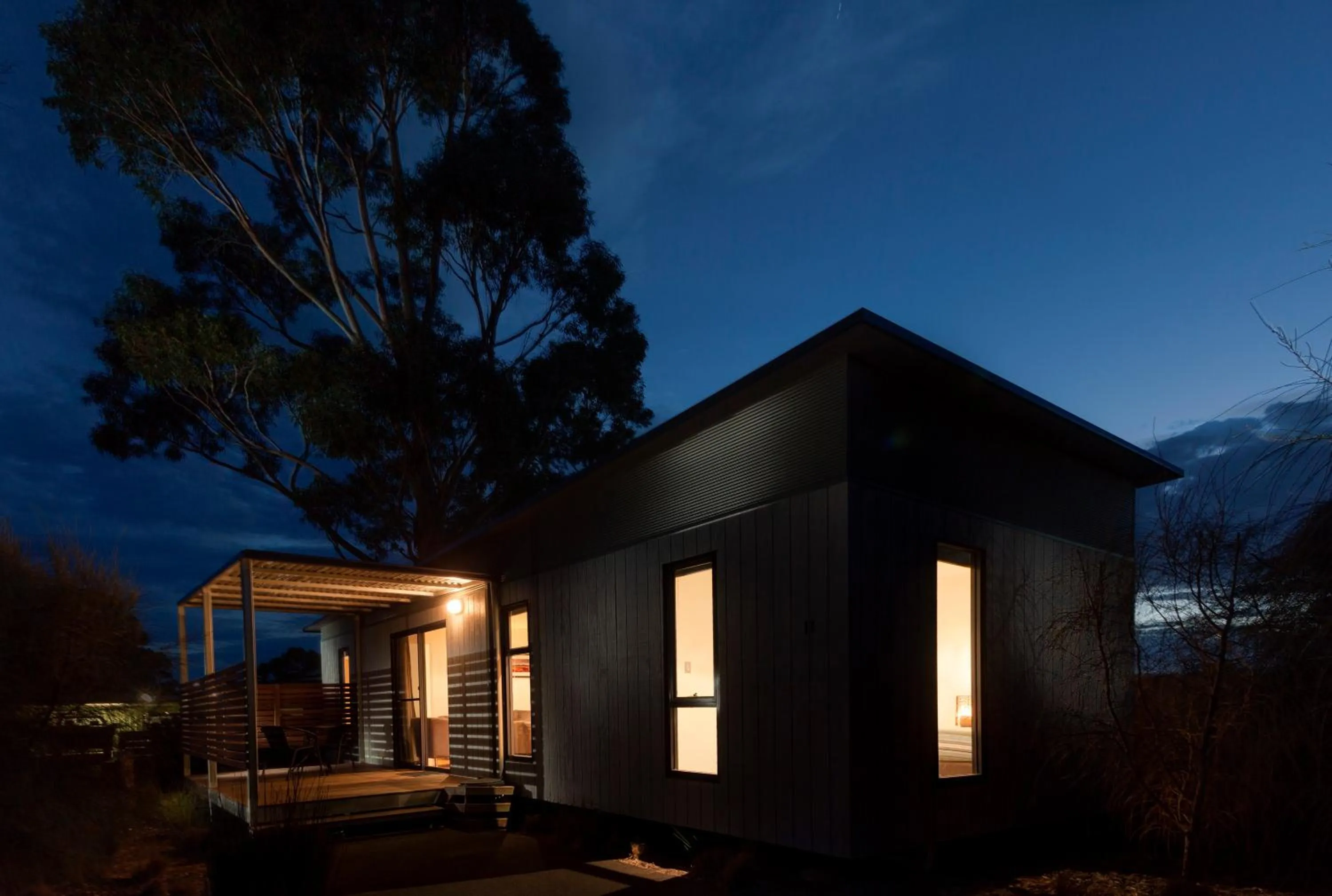 Facade/entrance in Swansea Beach Chalets