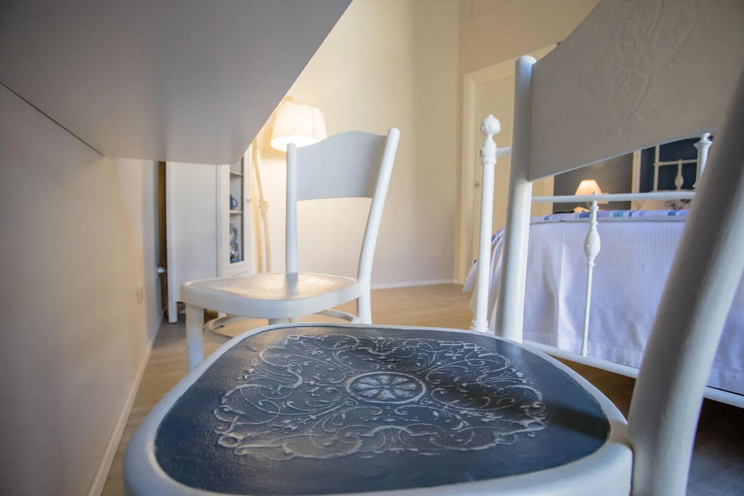 Decorative detail, Bed in Maison Rêve Torino Centro