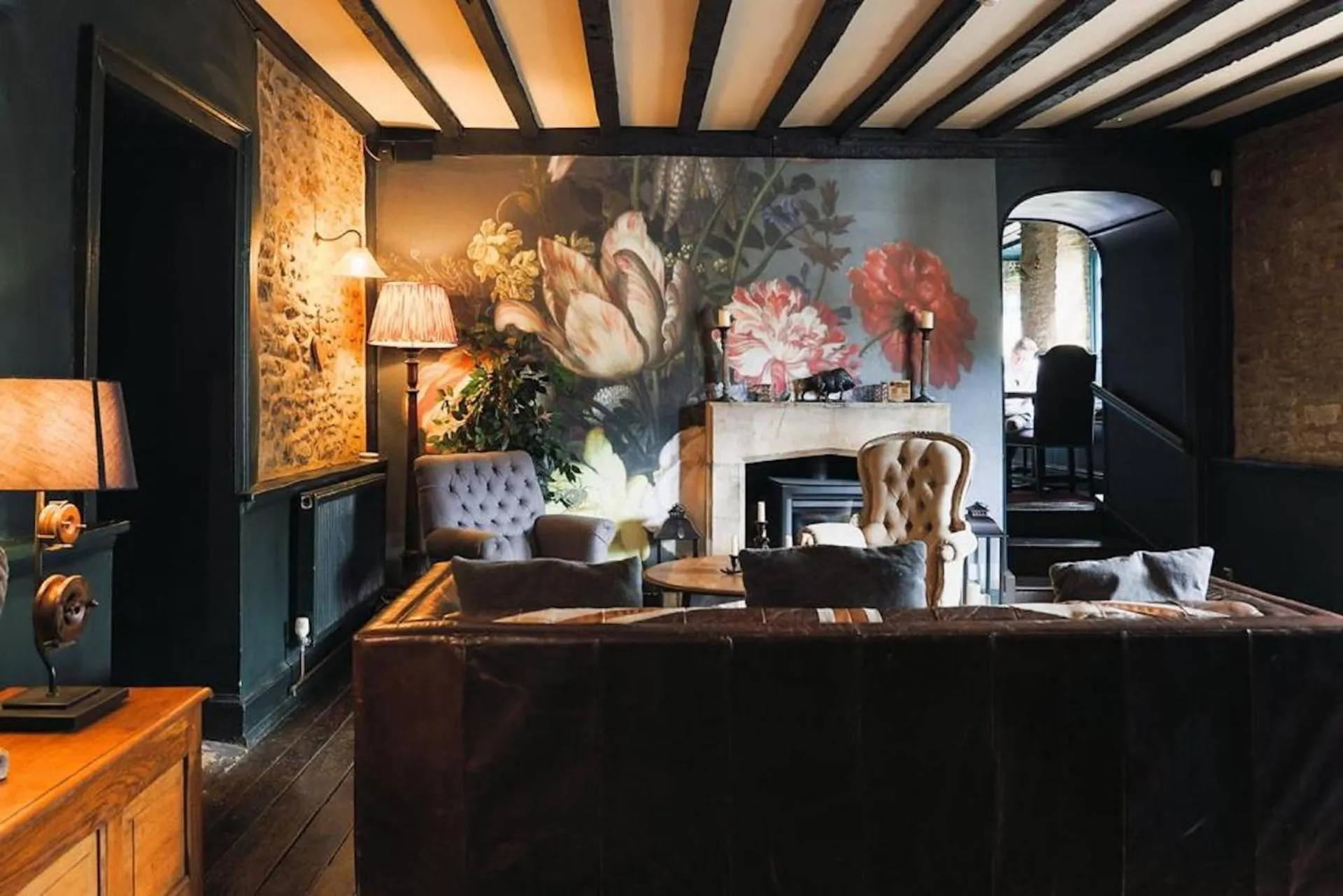 Seating area in The Bull Hotel