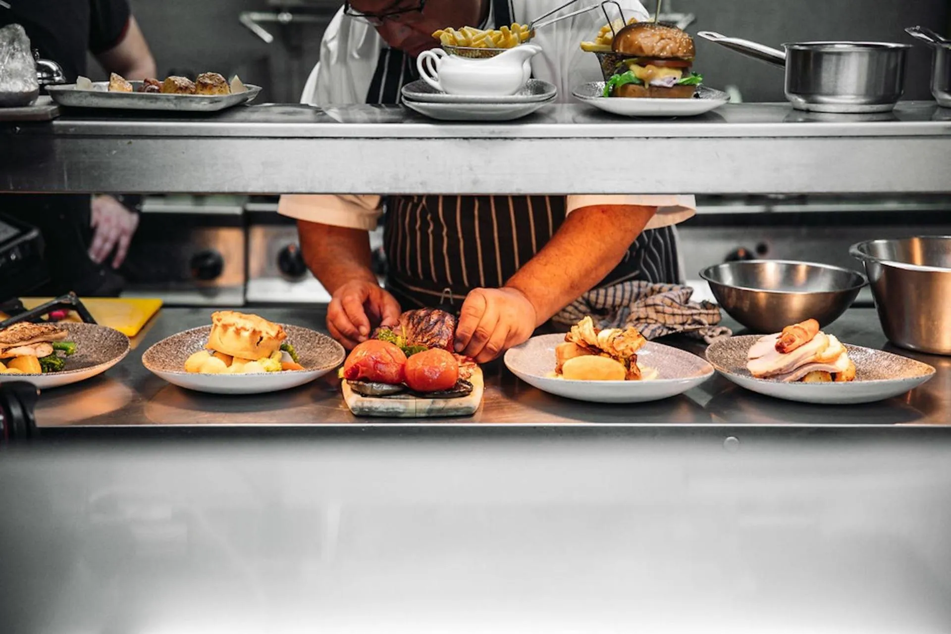 Food and drinks in The Bull Hotel