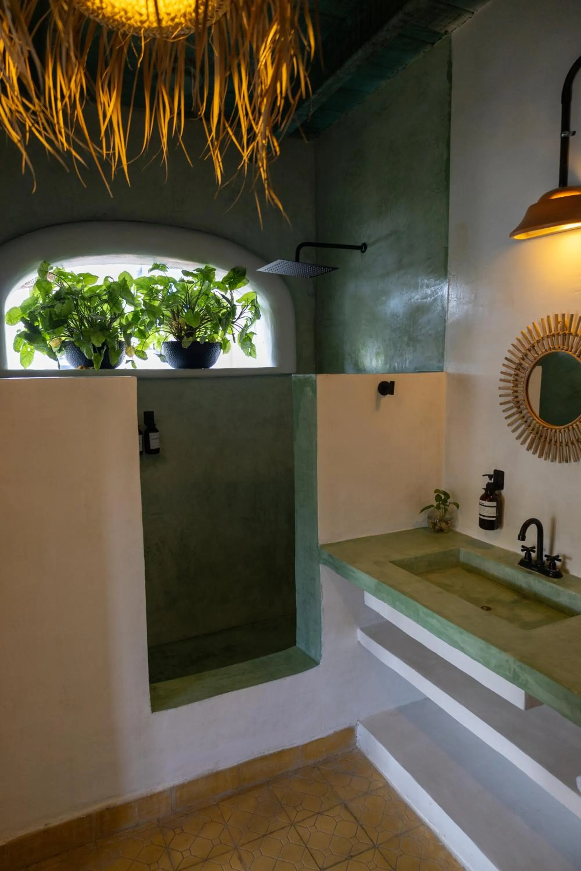 Bathroom in Sayulita Central Hotel