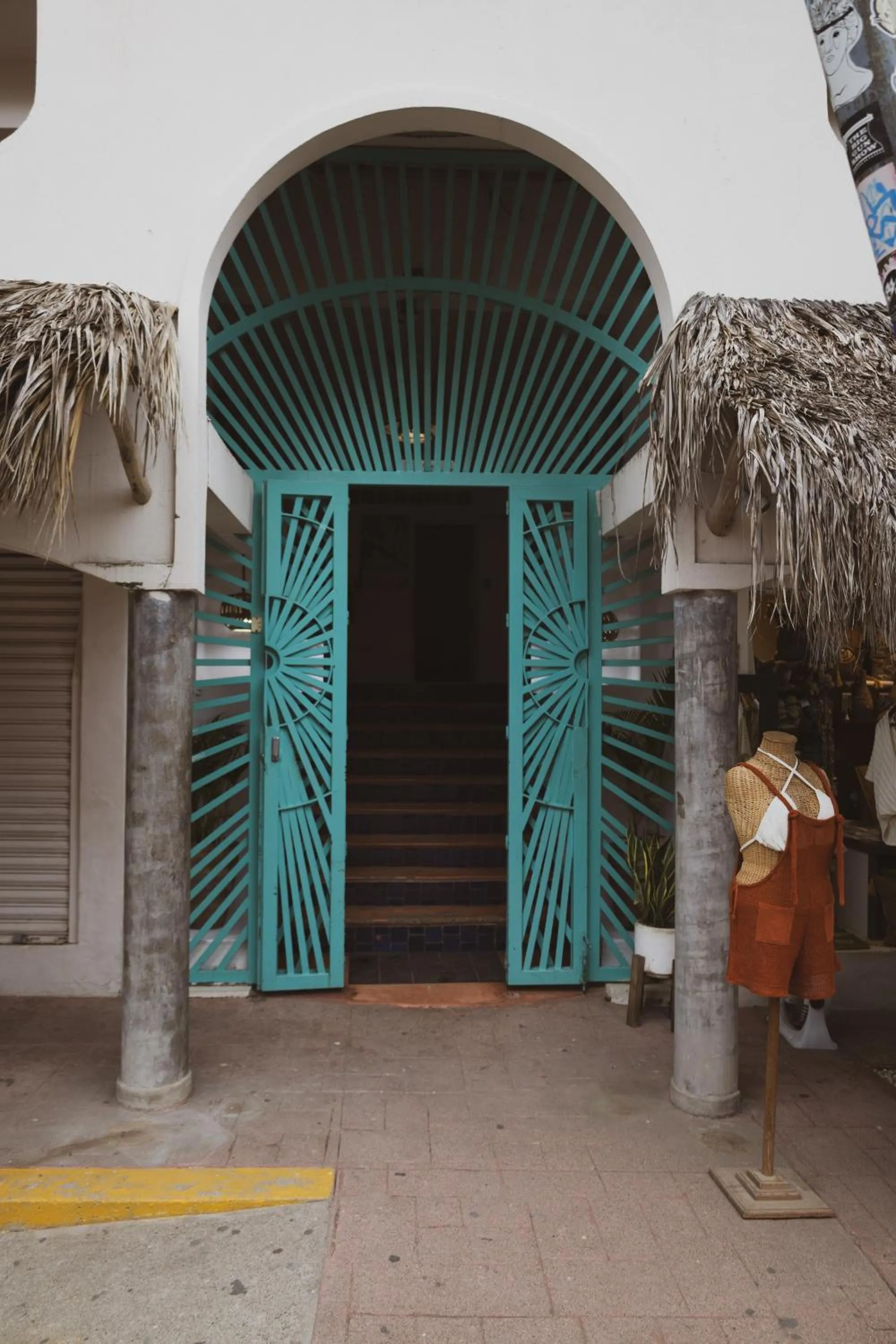 Facade/entrance in Sayulita Central Hotel