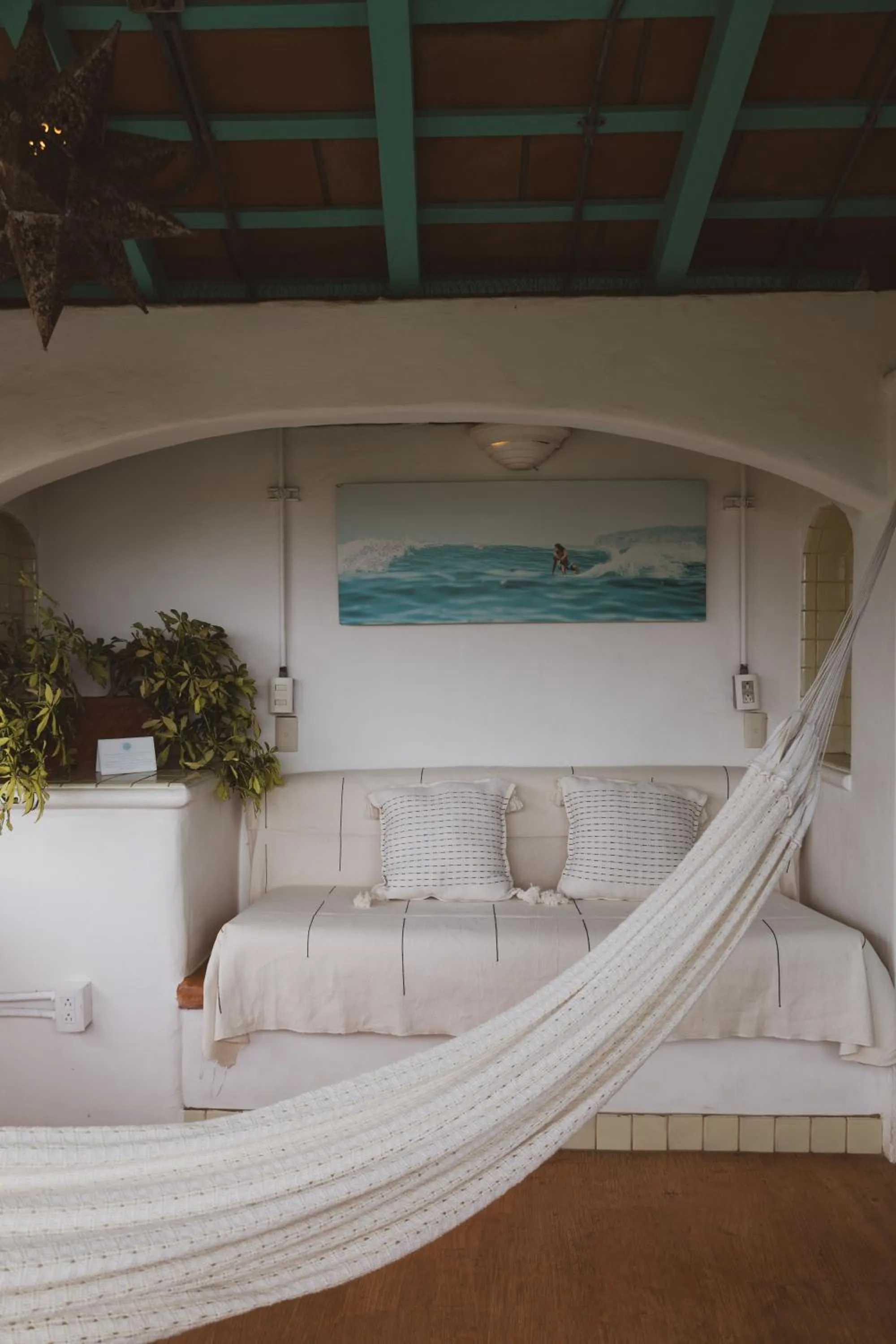 Living room in Sayulita Central Hotel