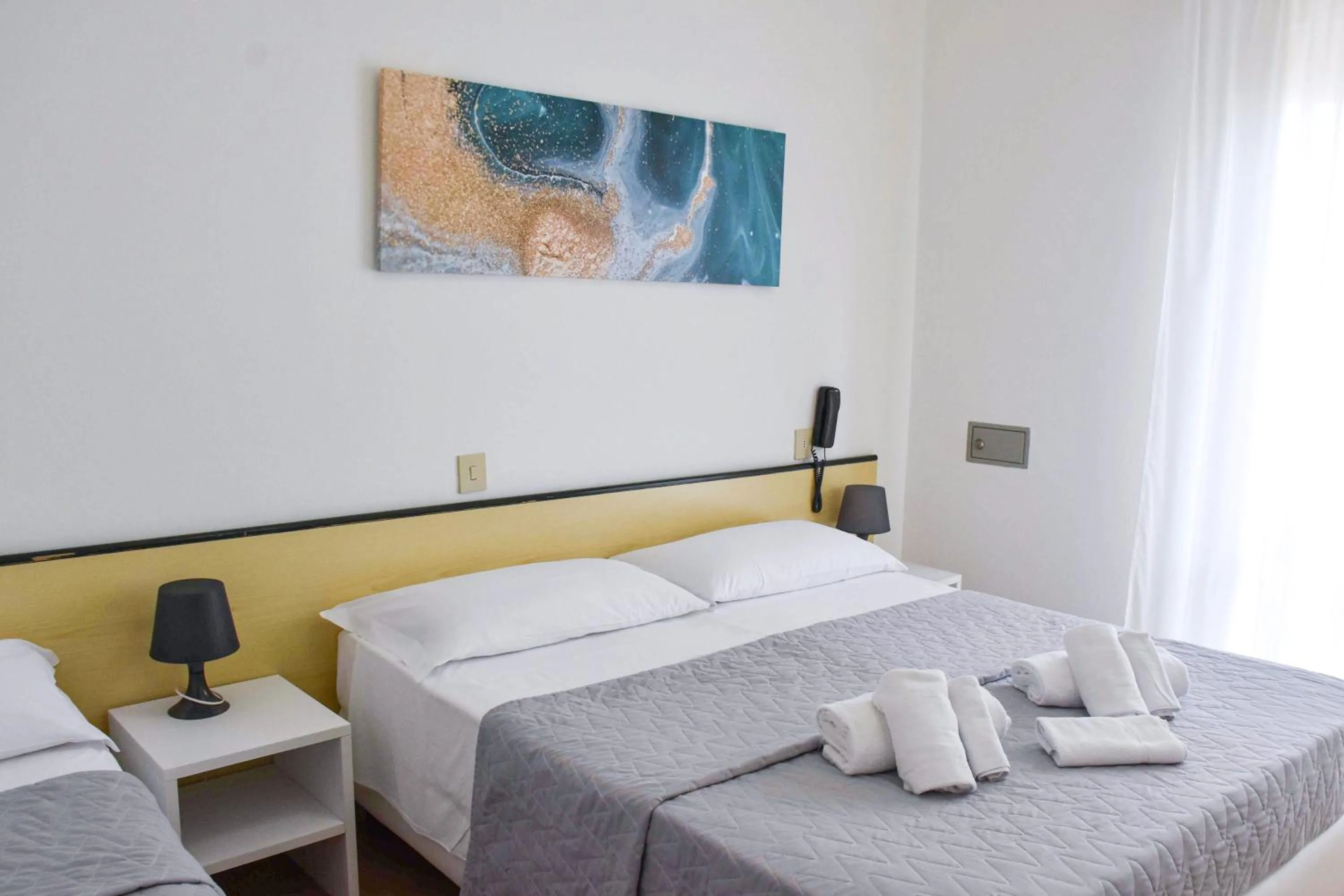 Bed in Hotel Umberto