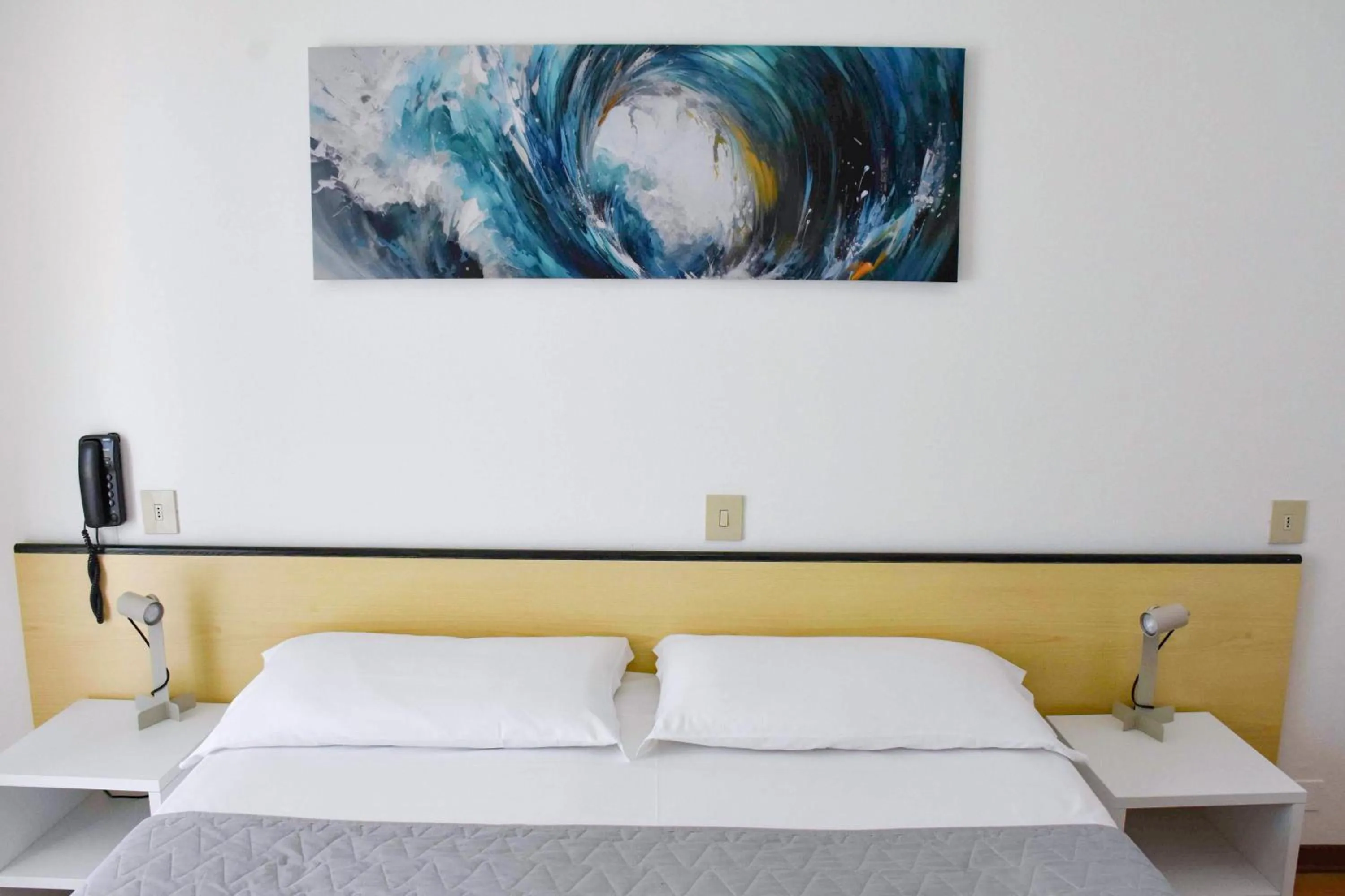 Bed in Hotel Umberto