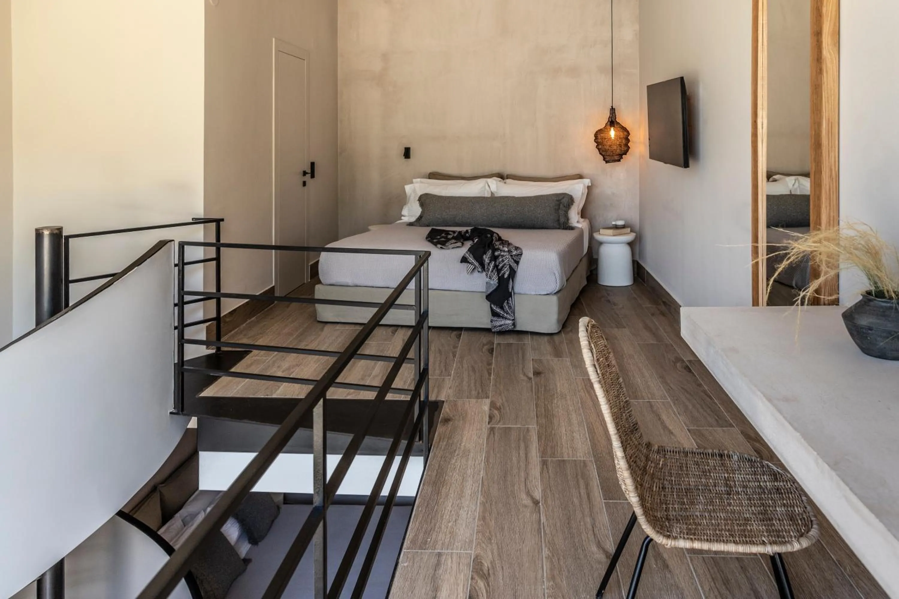 Bed in Nikoleta Luxury Villa