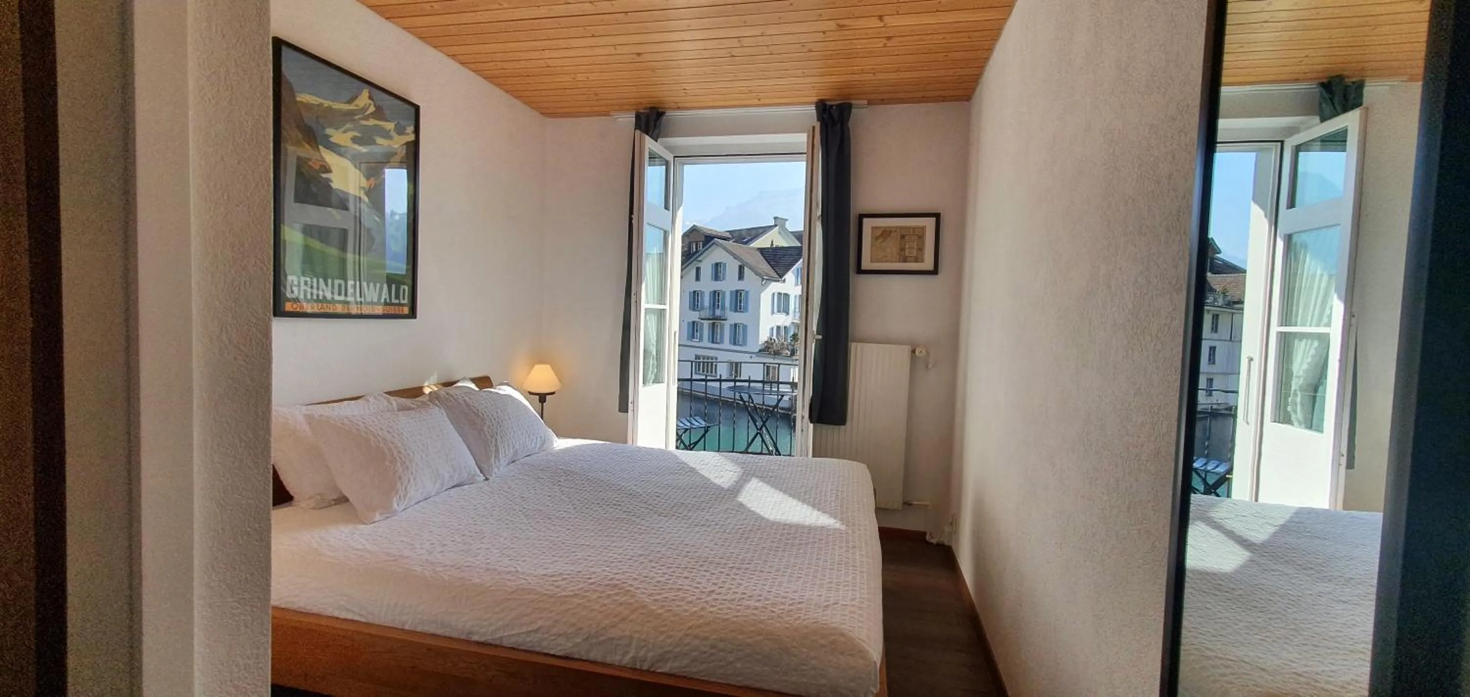 View (from property/room), Bed in The Aarburg Hotel & Café