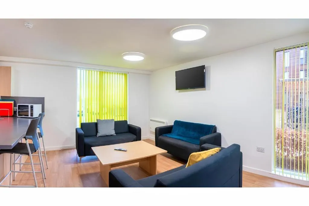 Communal lounge/ TV room in UHI Dornoch- Campus Accommodation