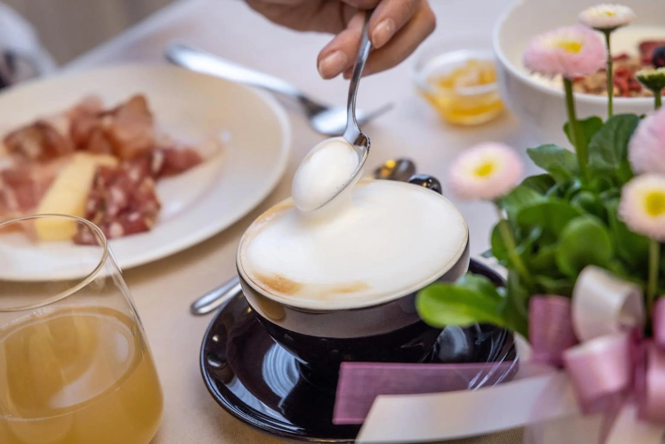 Food close-up in Albergo Tuenno