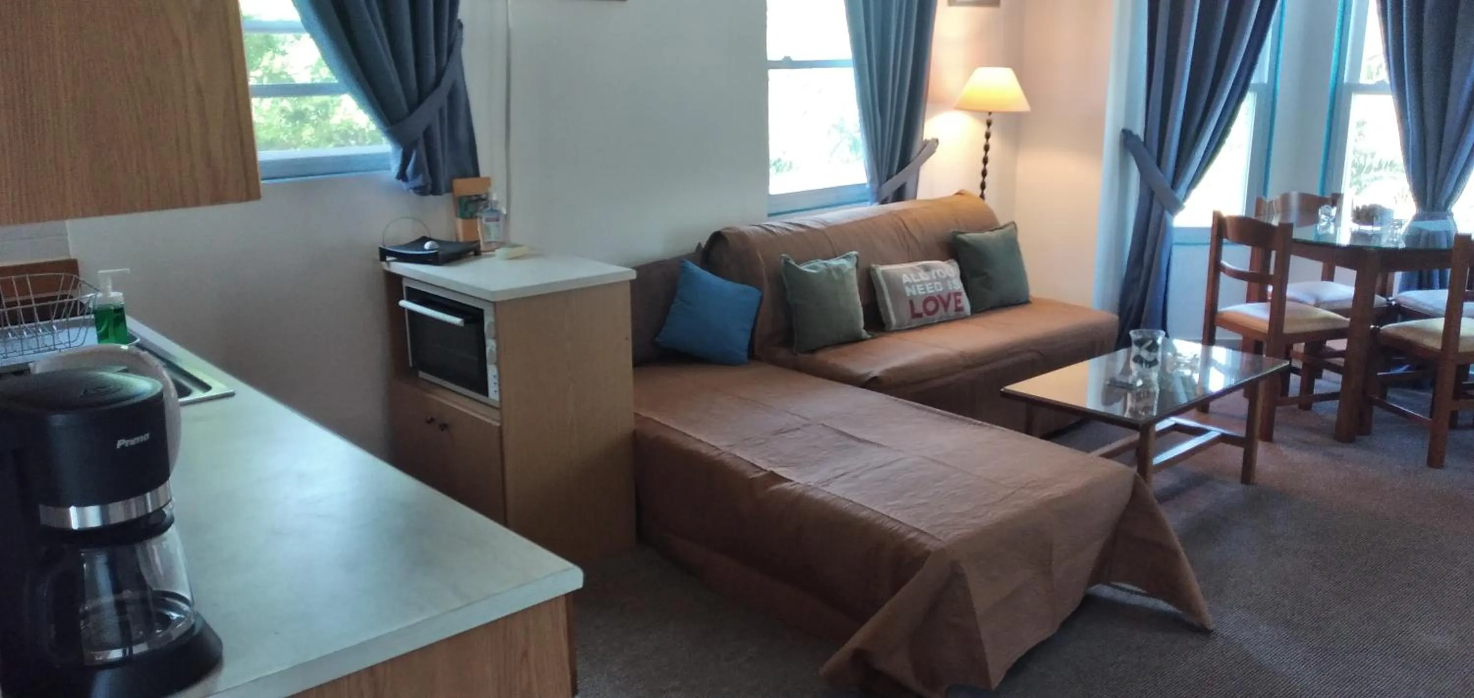 Seating area in Zest @ xi beach