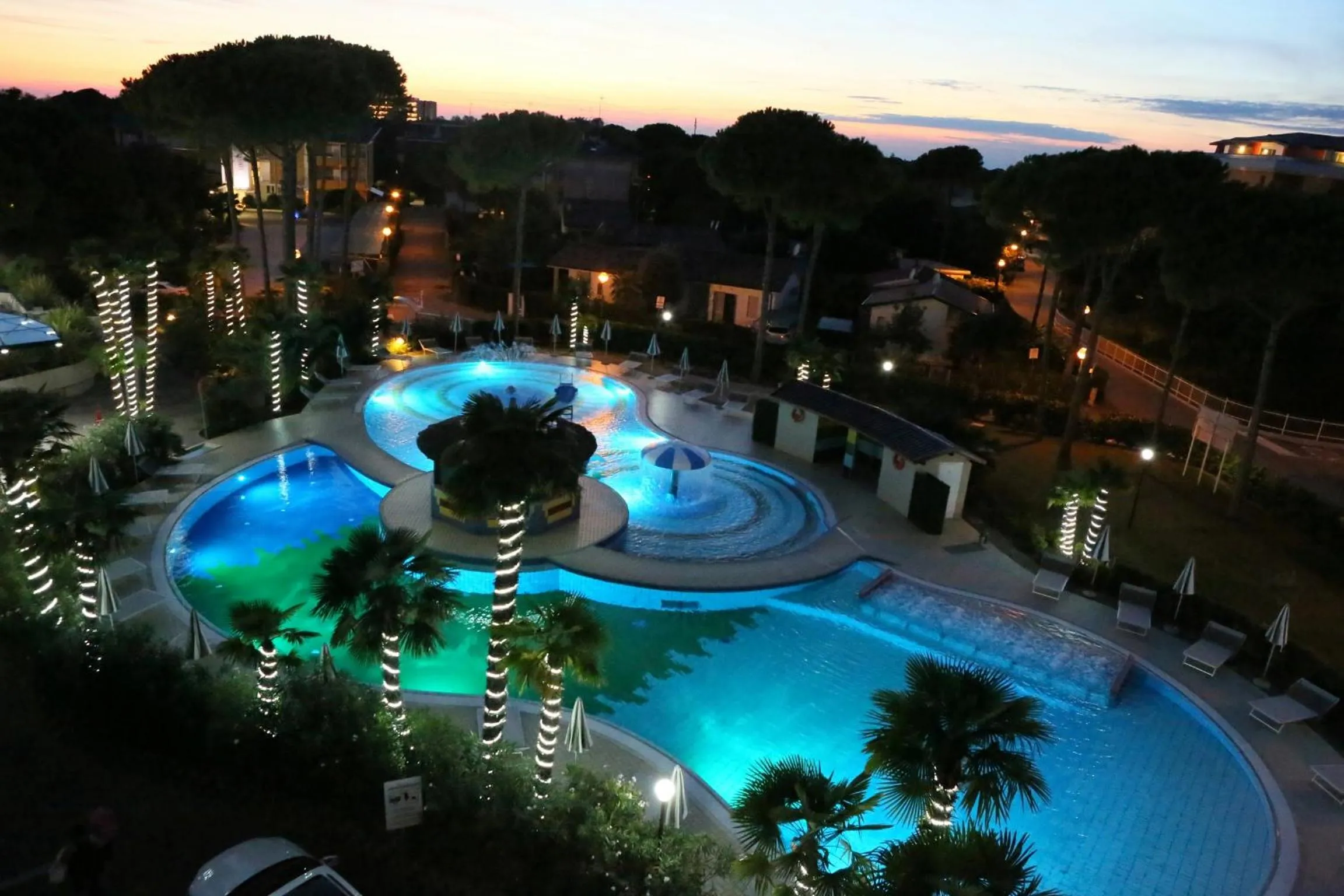 Pool view in Mediterranee Family Hotel & Spa