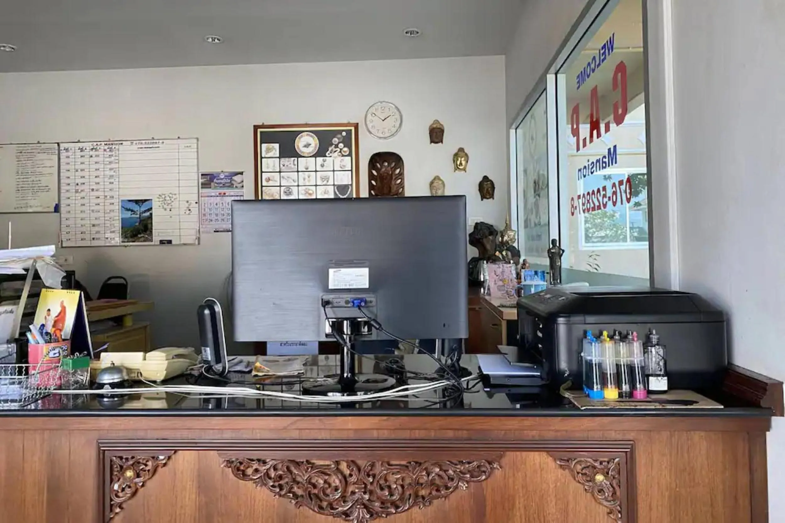 Lobby or reception in C.A.P Mansion