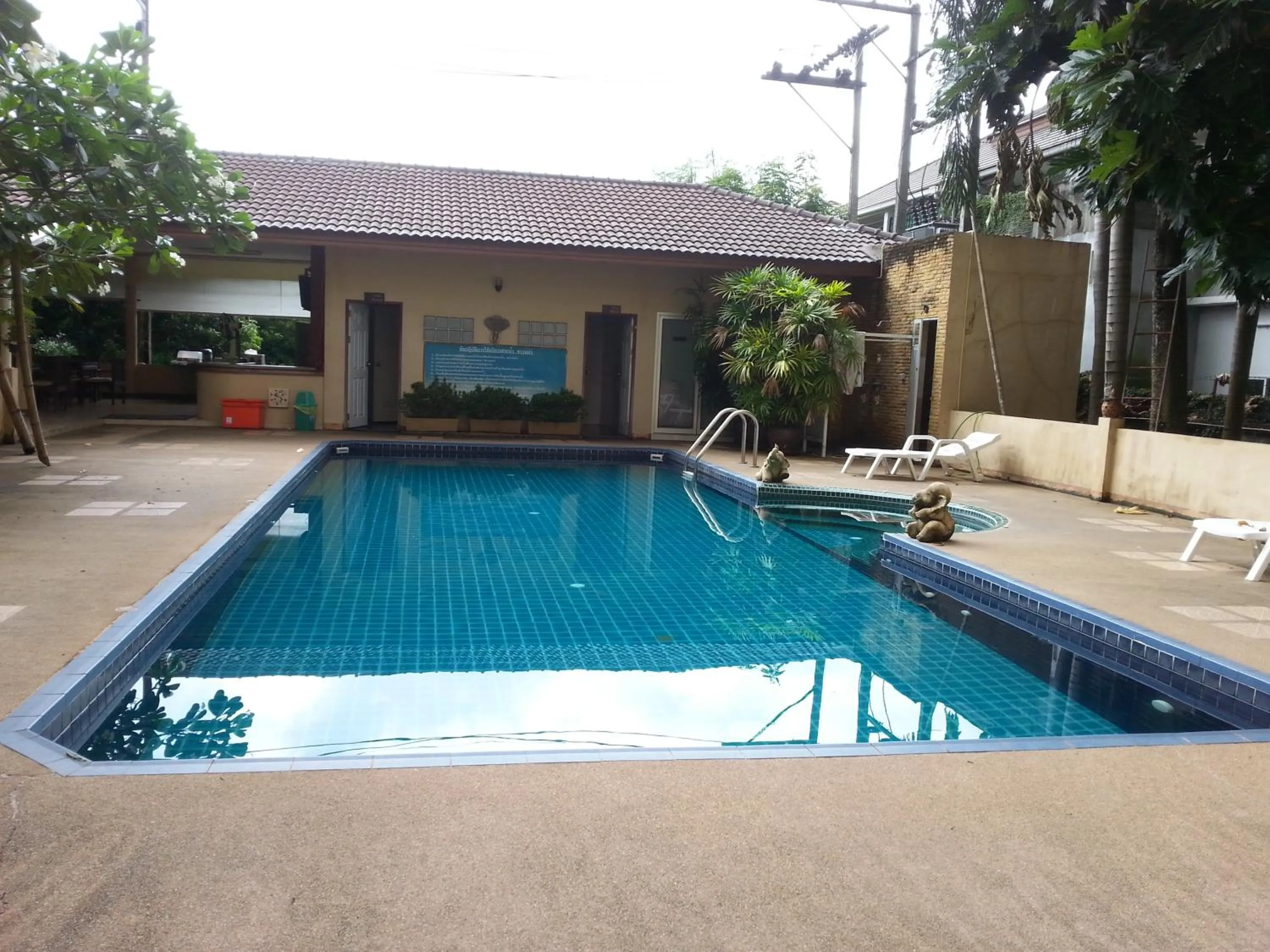 Swimming pool in C.A.P Mansion