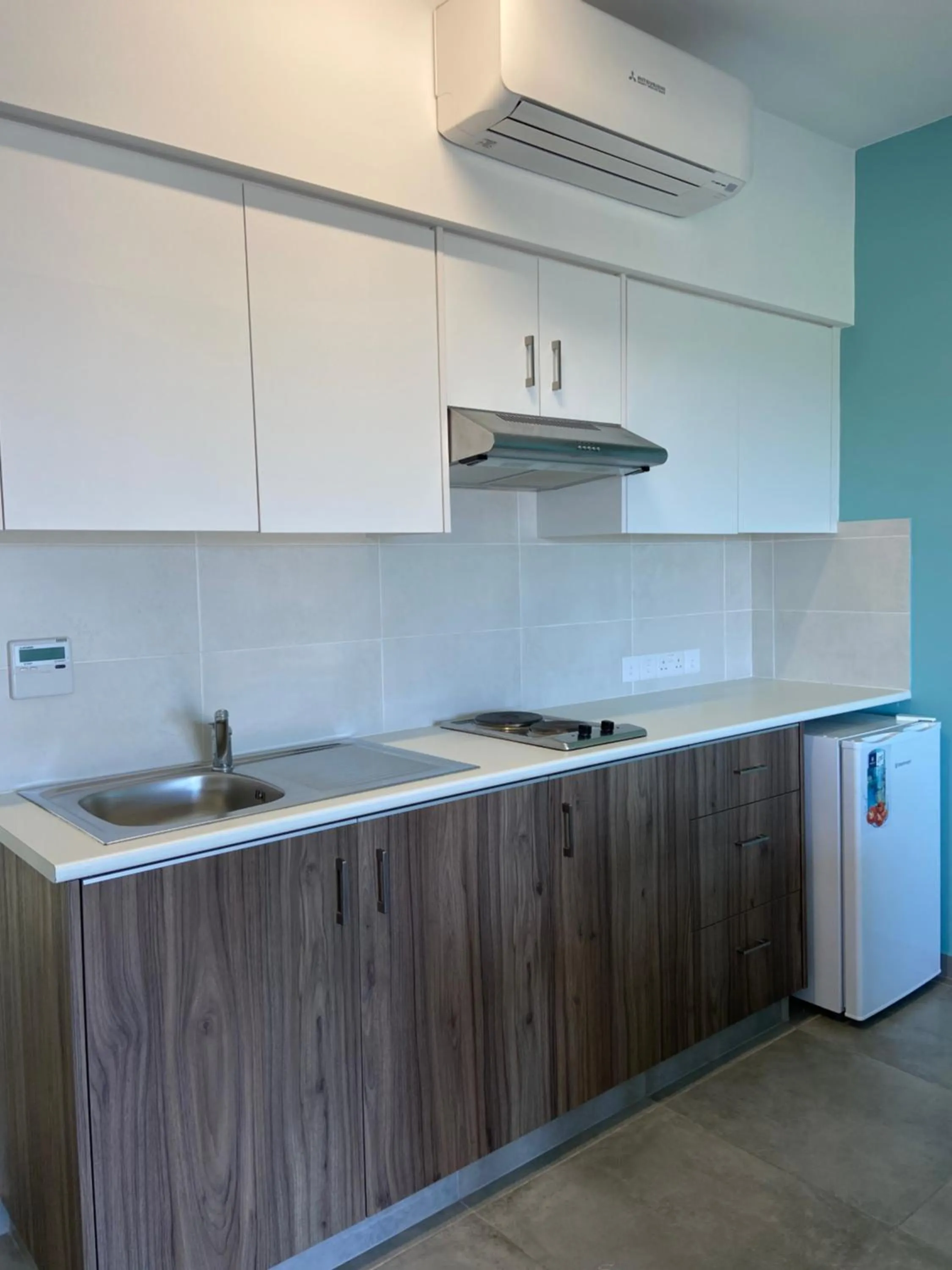 Kitchen or kitchenette in Sweet Memories Hotel Apts