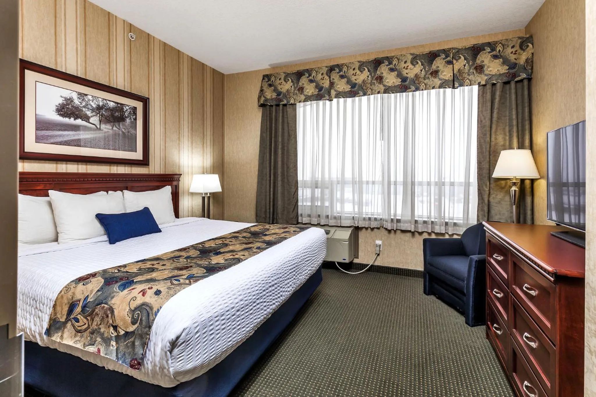 Guests, Bed in Redwood Inn & Suites