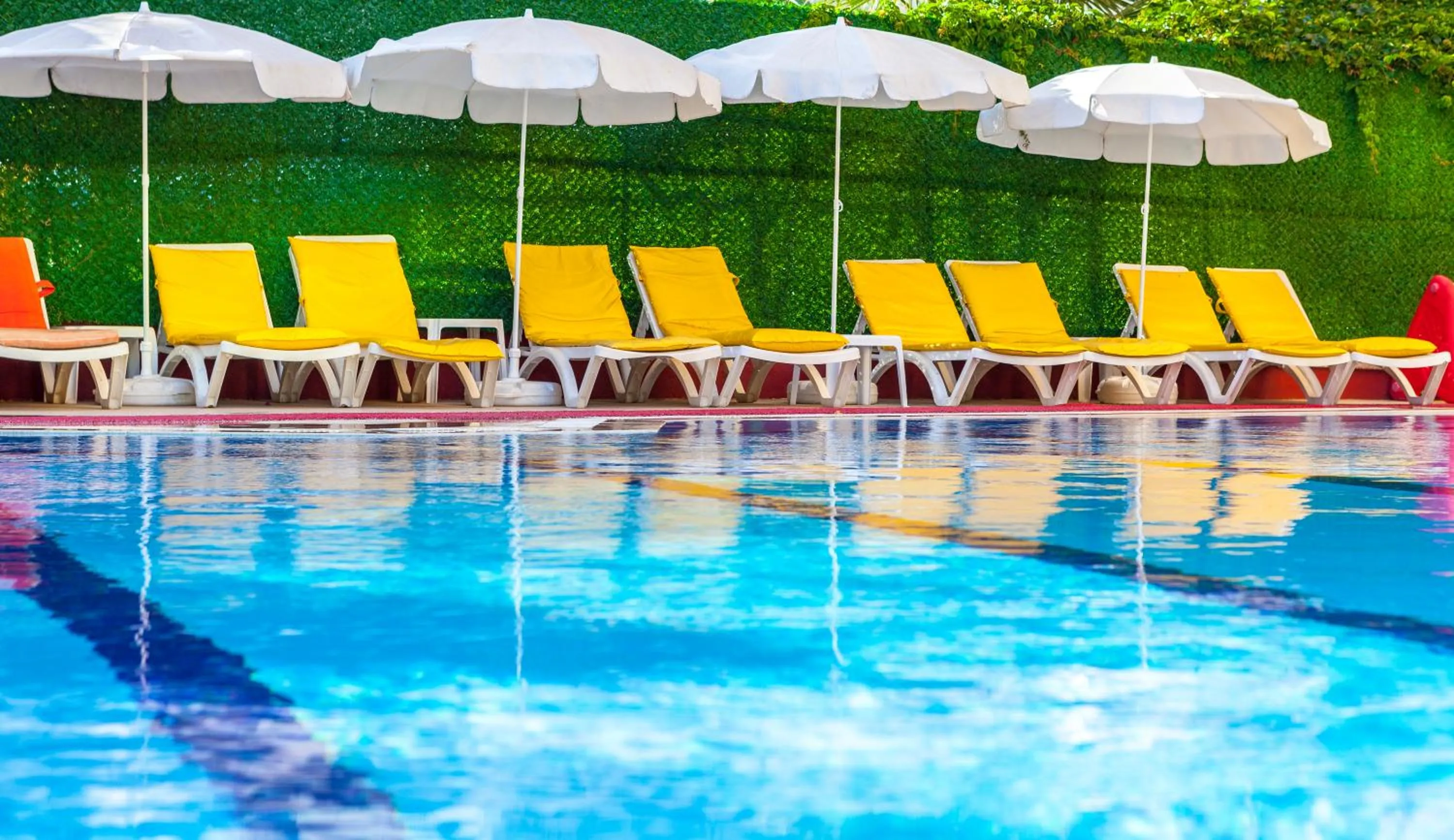 Pool view in Galaxy Beach Hotel Alanya