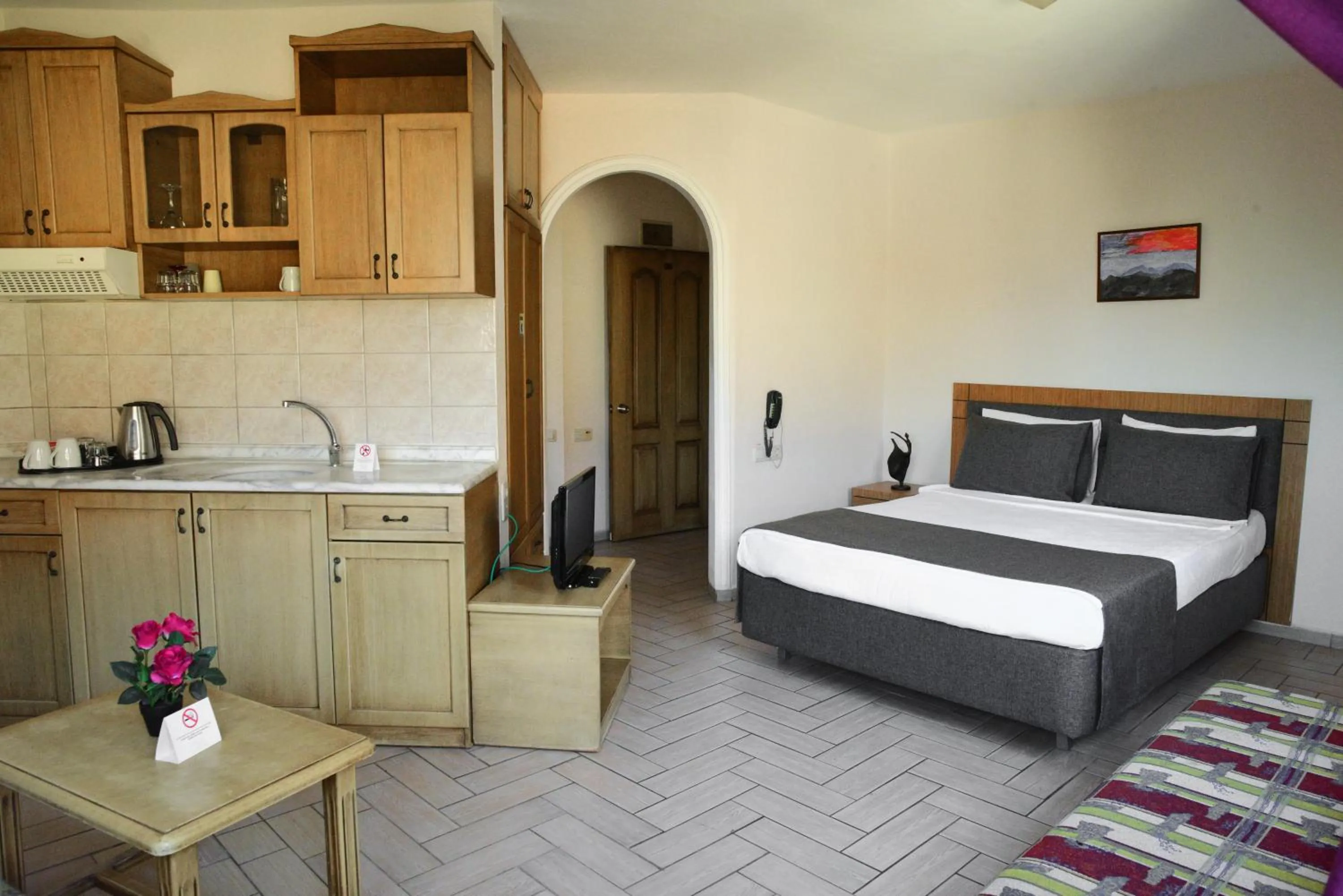 Bed in Atak Apart Hotel