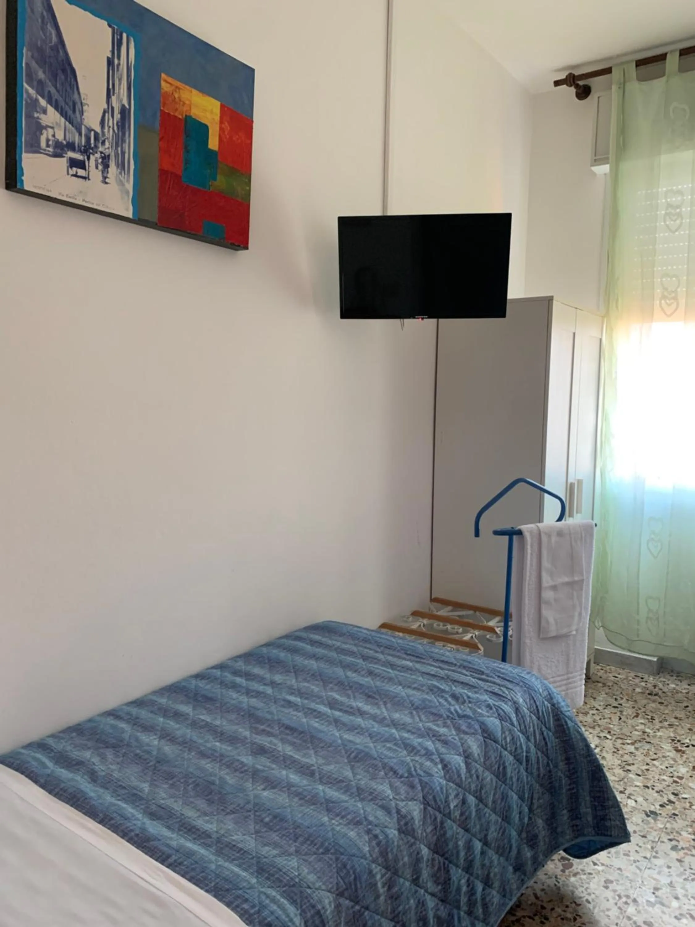 Bedroom, Bed in Albergo Moderno