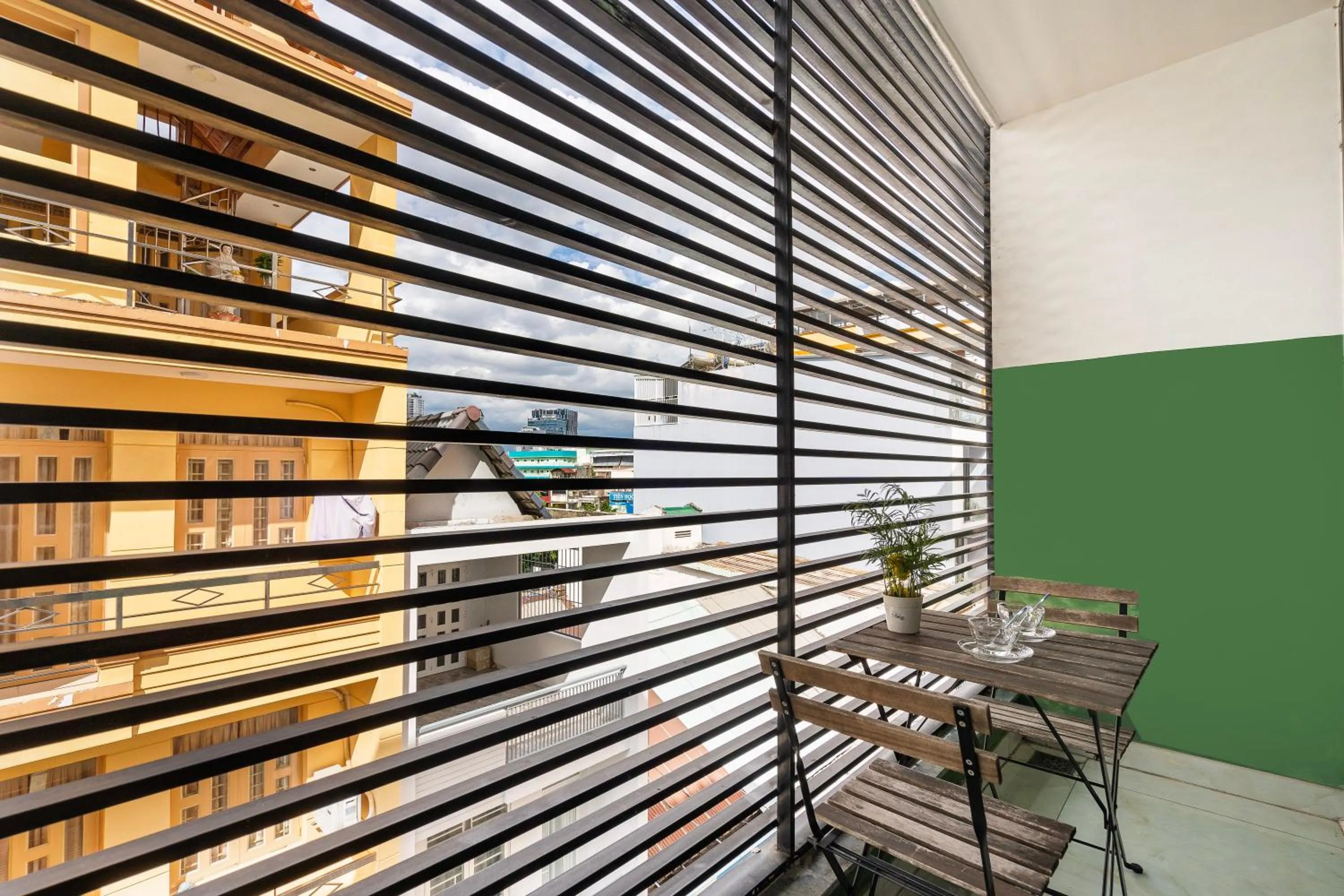 Living room in Gemini Saigon CENTER - New & Quiet near Bui Vien Walking Street