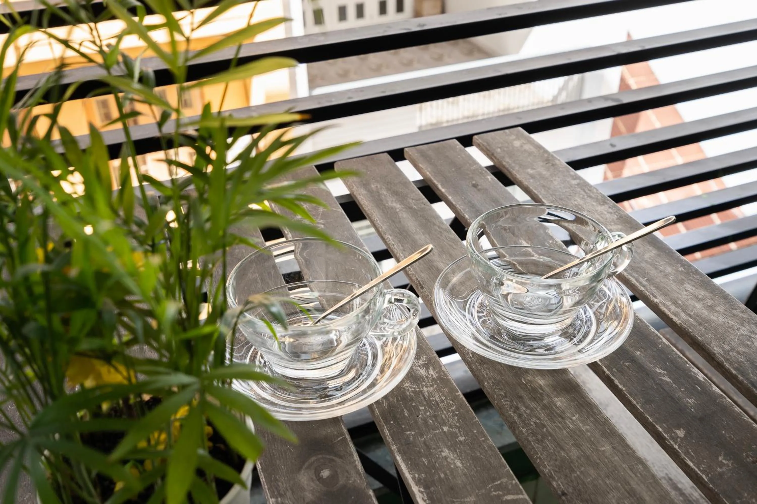 Patio in Gemini Saigon CENTER - New & Quiet near Bui Vien Walking Street