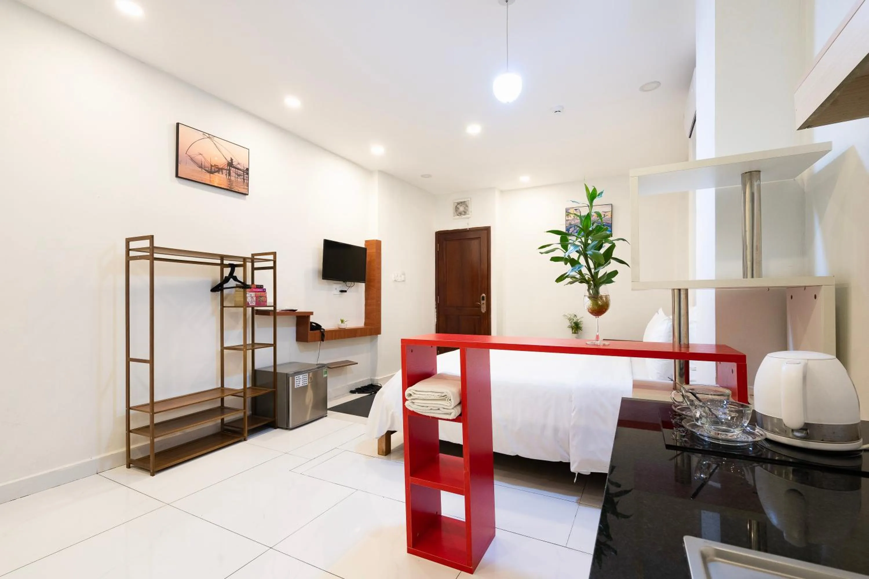 Bedroom, Bed in Gemini Saigon CENTER - New & Quiet near Bui Vien Walking Street