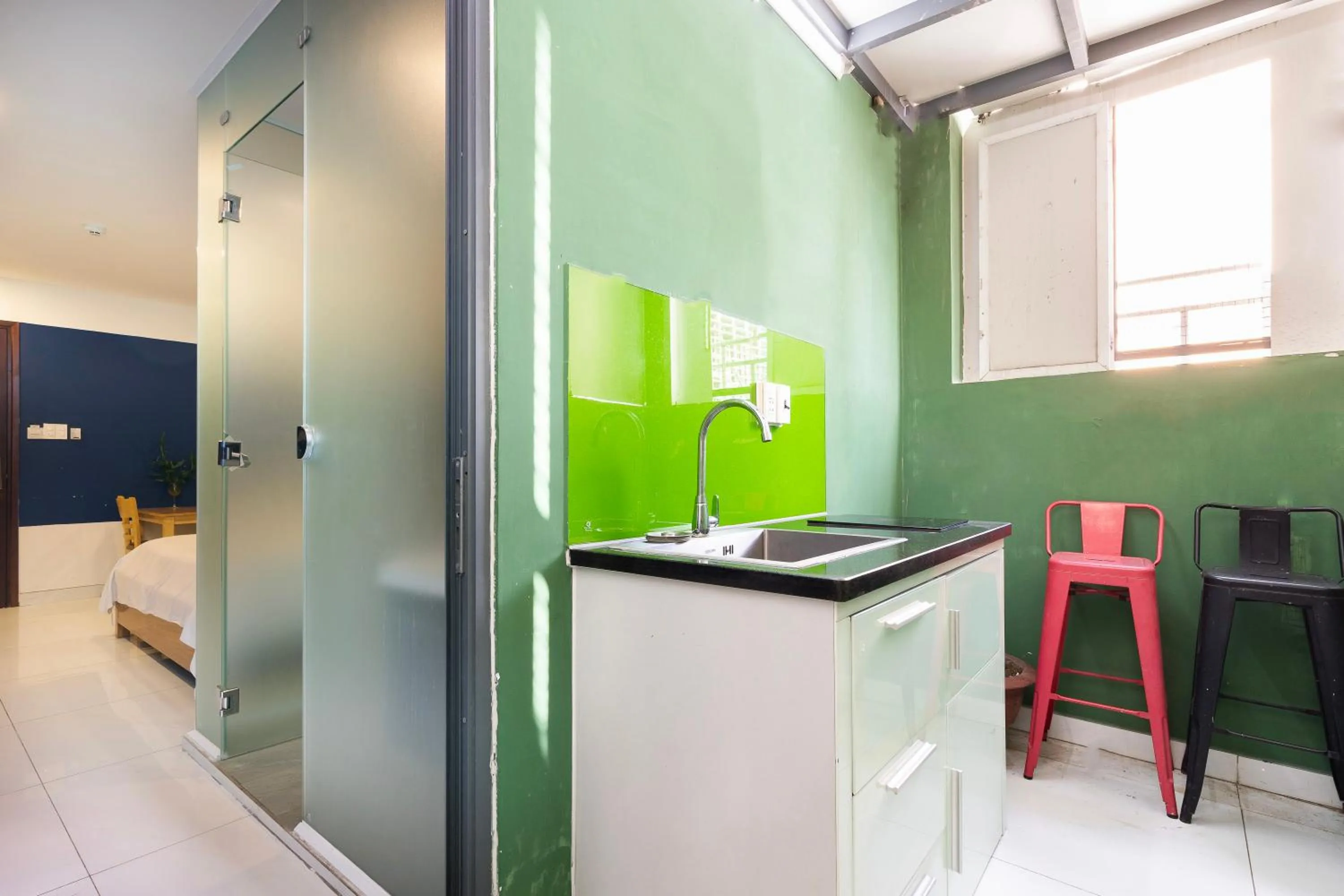 Quiet street view in Gemini Saigon CENTER - New & Quiet near Bui Vien Walking Street