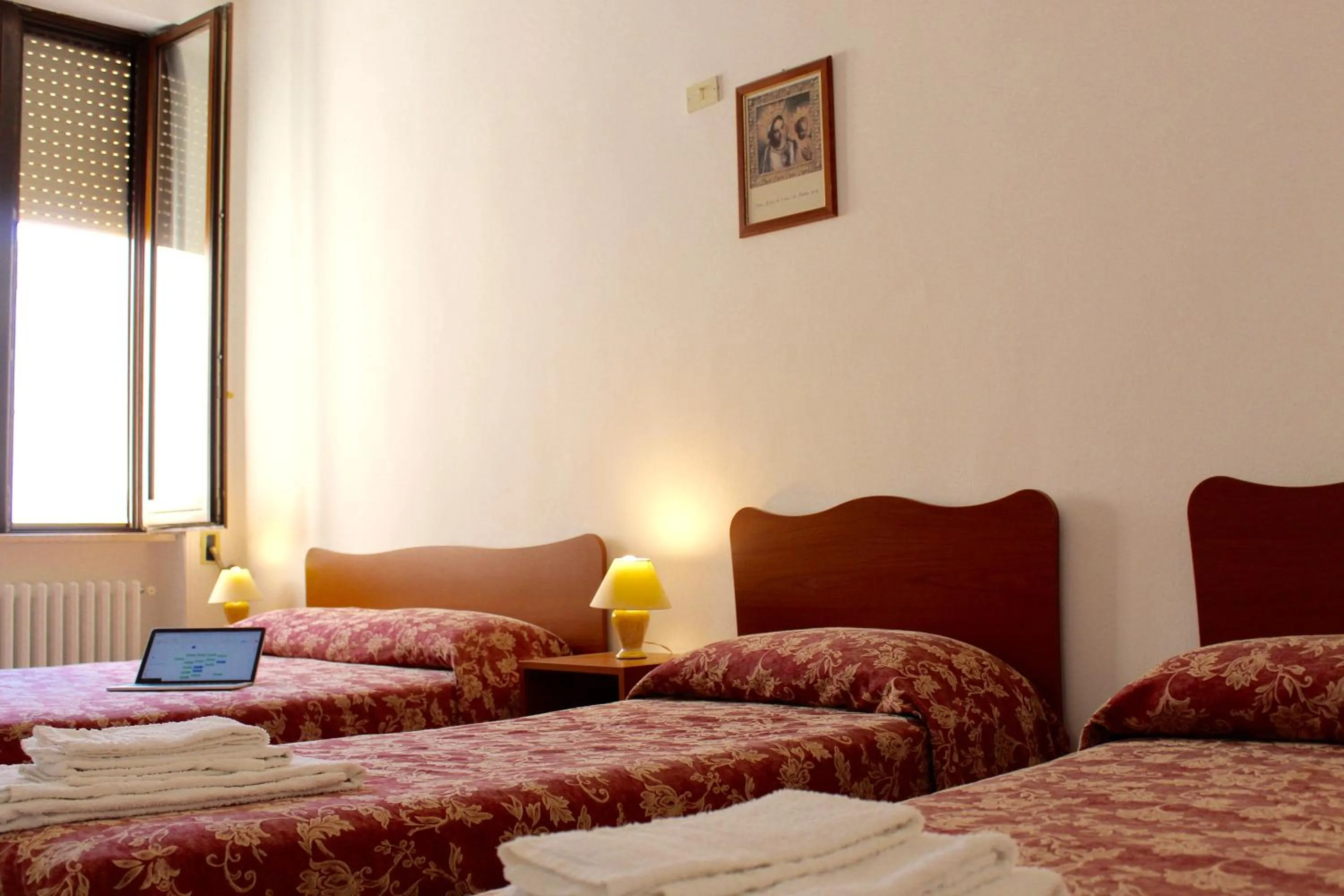 Photo of the whole room, Bed in Albergo Del Santuario